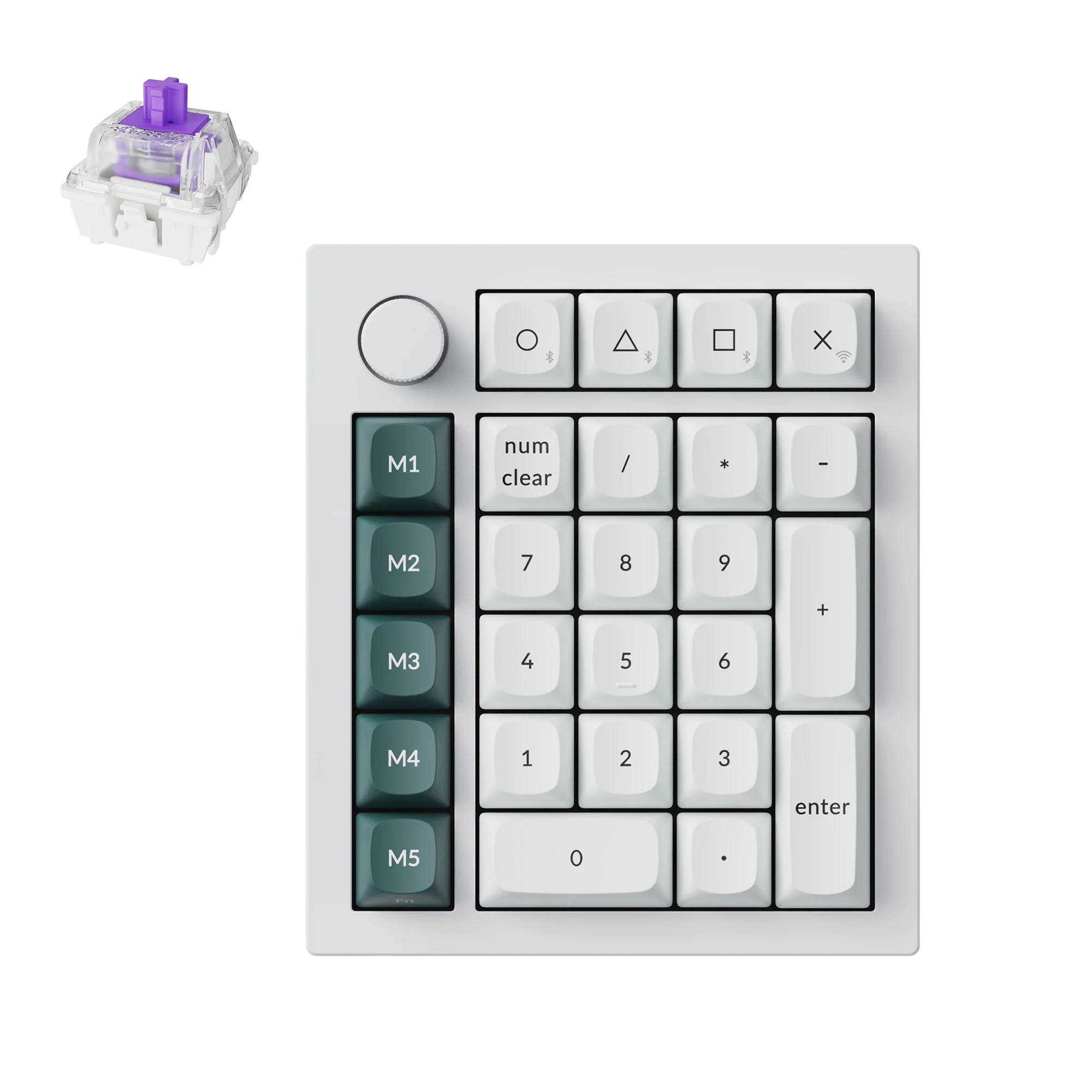 Keychron Q0 HE QMK langaton mukautettava numeronäppäimistö