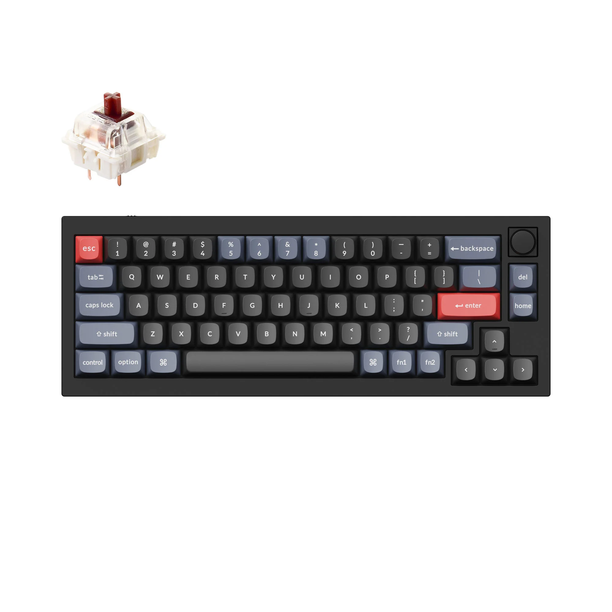 Teclado Mecânico Customizado QMK Keychron Q2