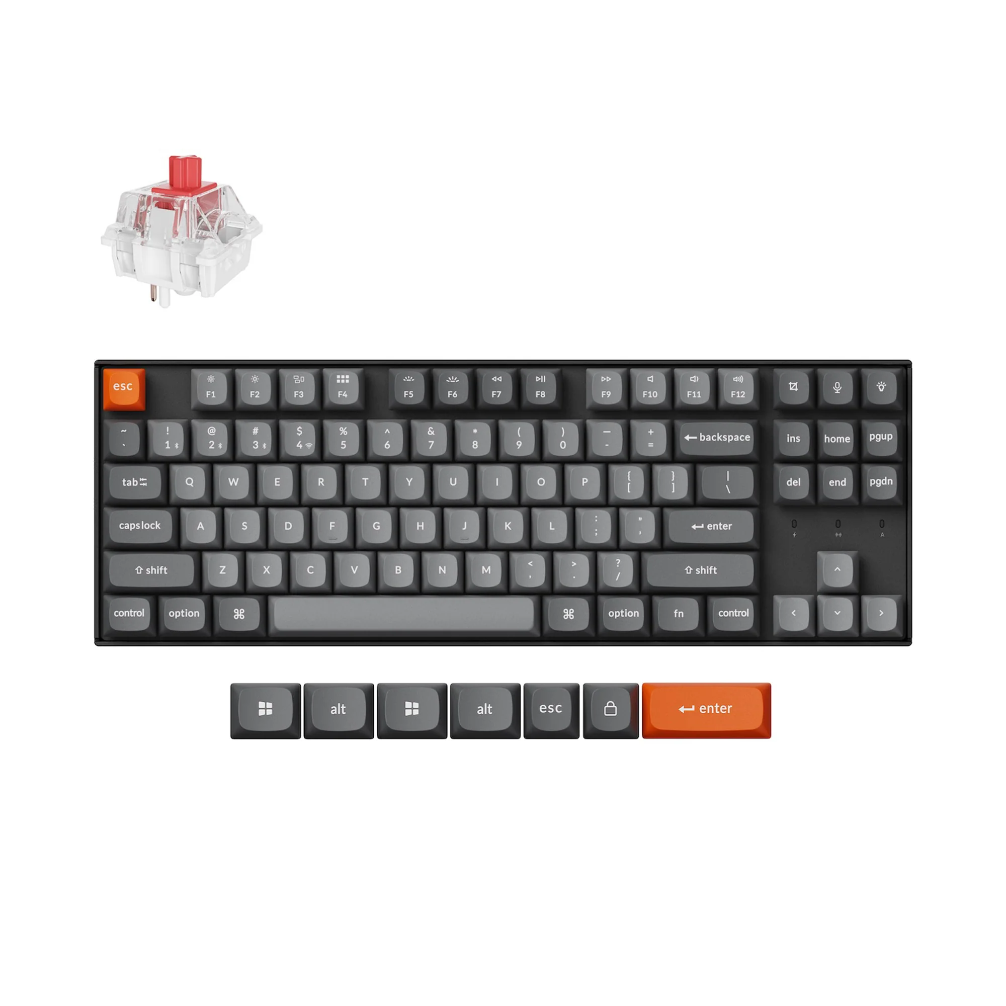 Keychron K8 Max QMK Teclado mecánico inalámbrico
