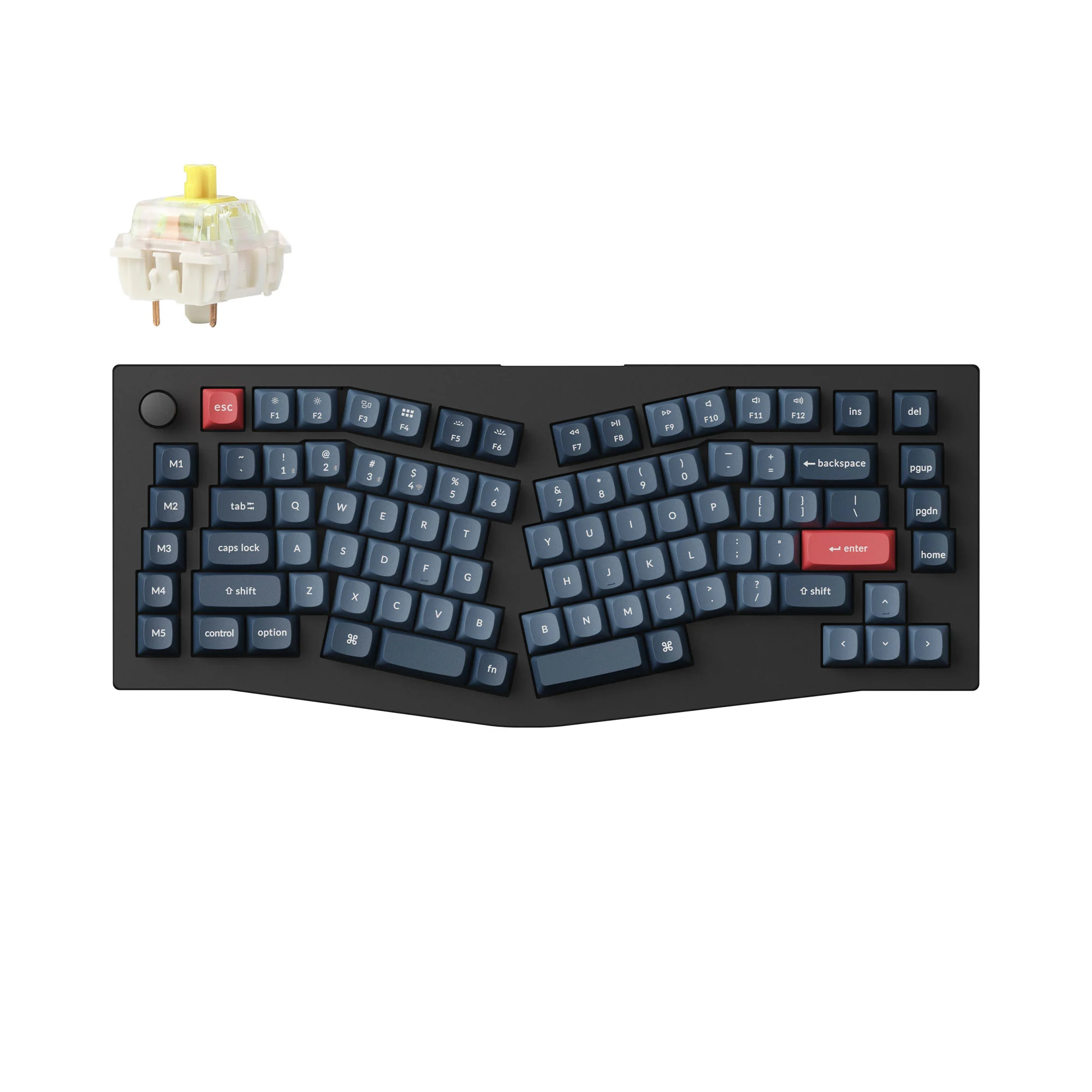Keychron V10 Max (Alice-asettelu) QMK/VIA langaton mukautettu mekaaninen näppäimistö