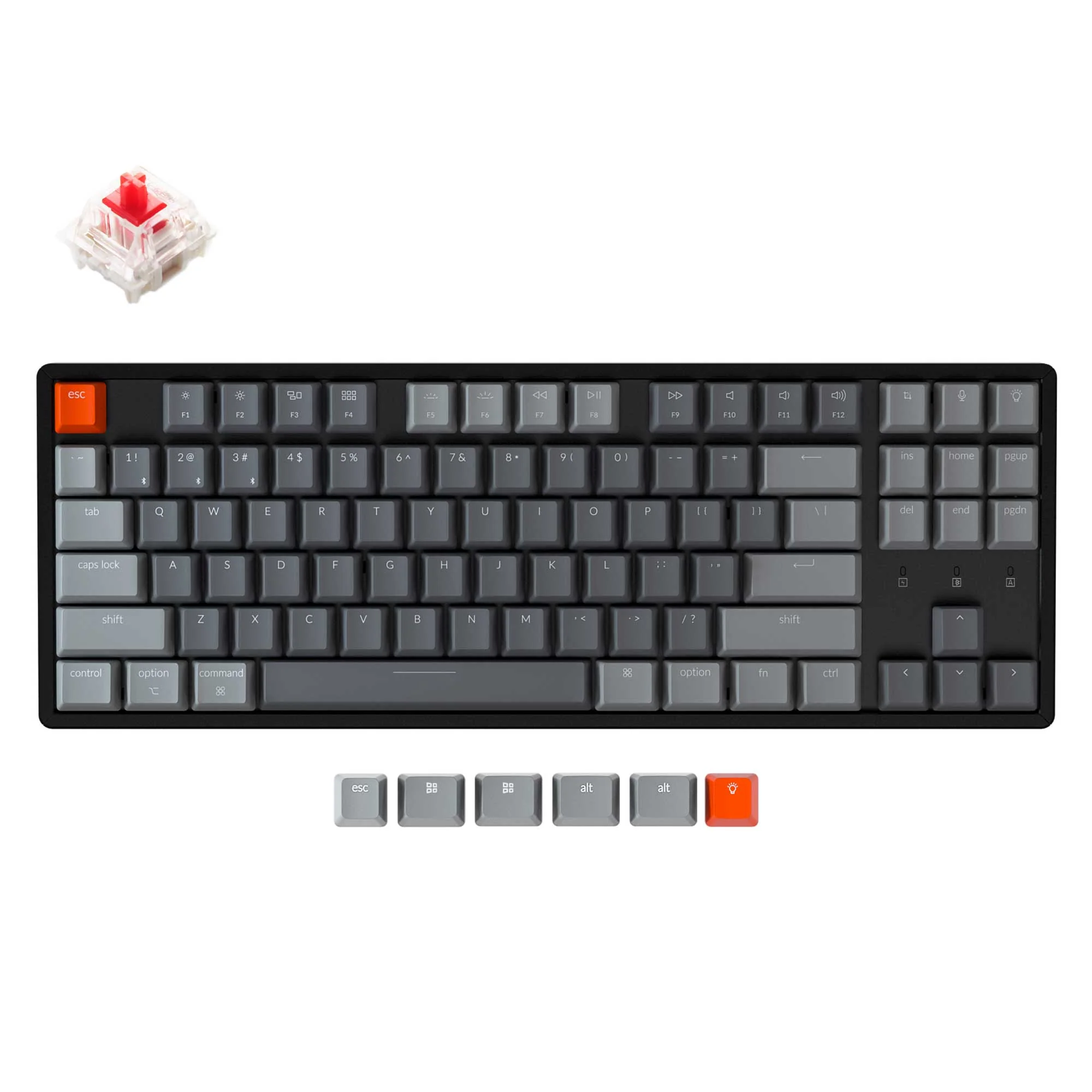 Teclado mecánico inalámbrico Keychron K8
