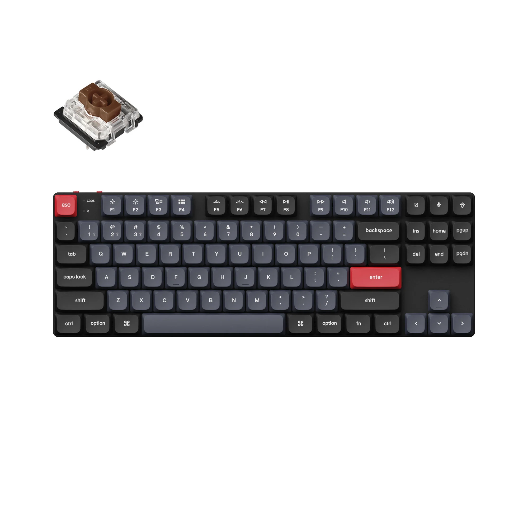 Keychron K1 Pro QMK/VIA Teclado mecánico inalámbrico personalizado