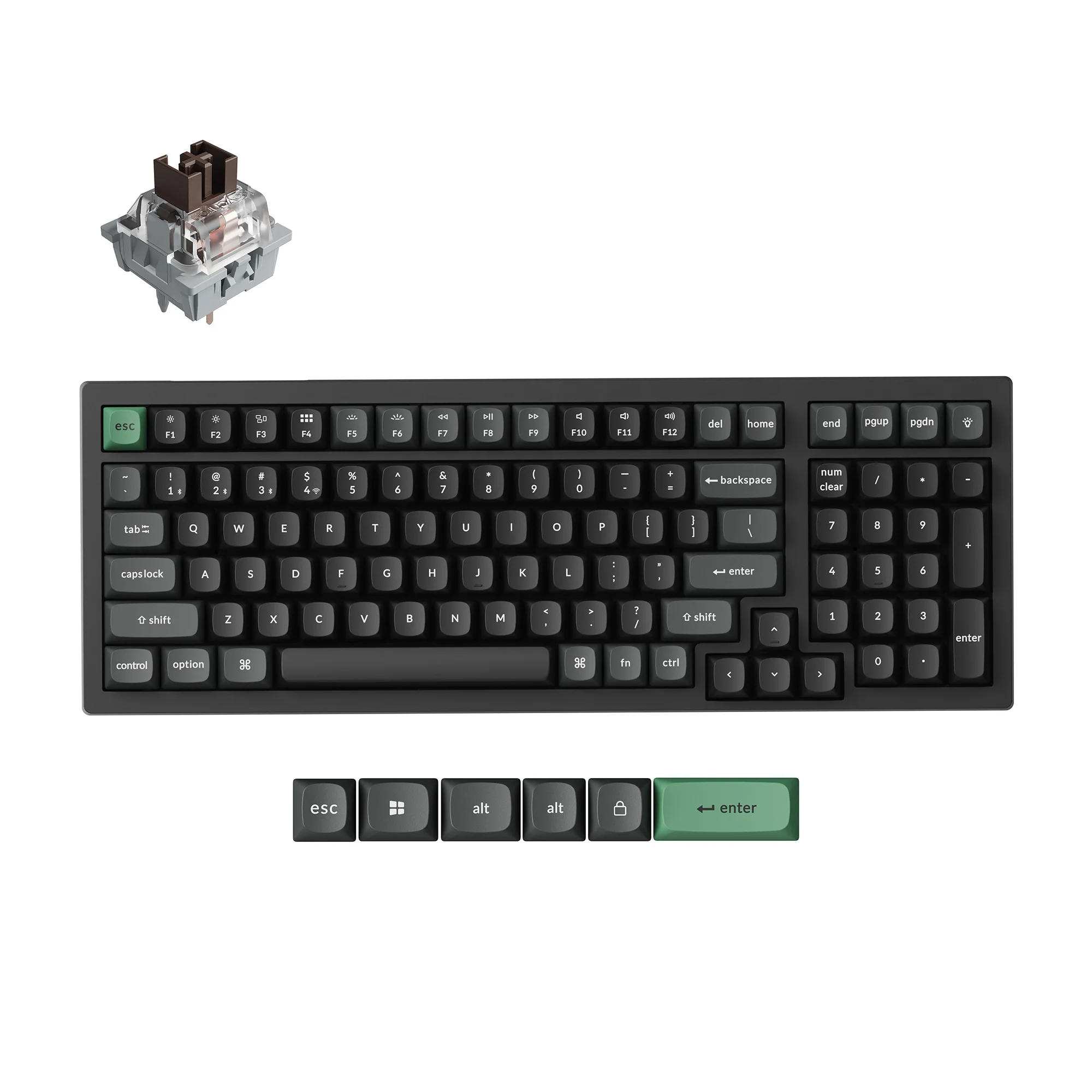 Teclado mecánico inalámbrico personalizado Keychron K4 Ultra 8K
