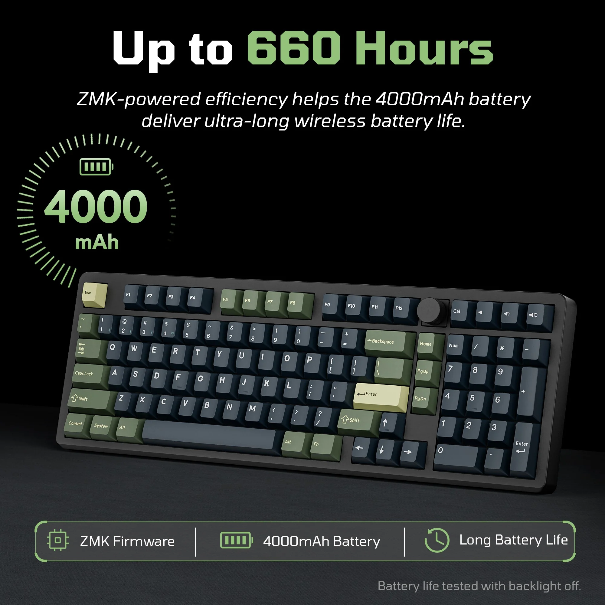 Teclado mecânico sem fio Keychron J11 Ultra 8K
