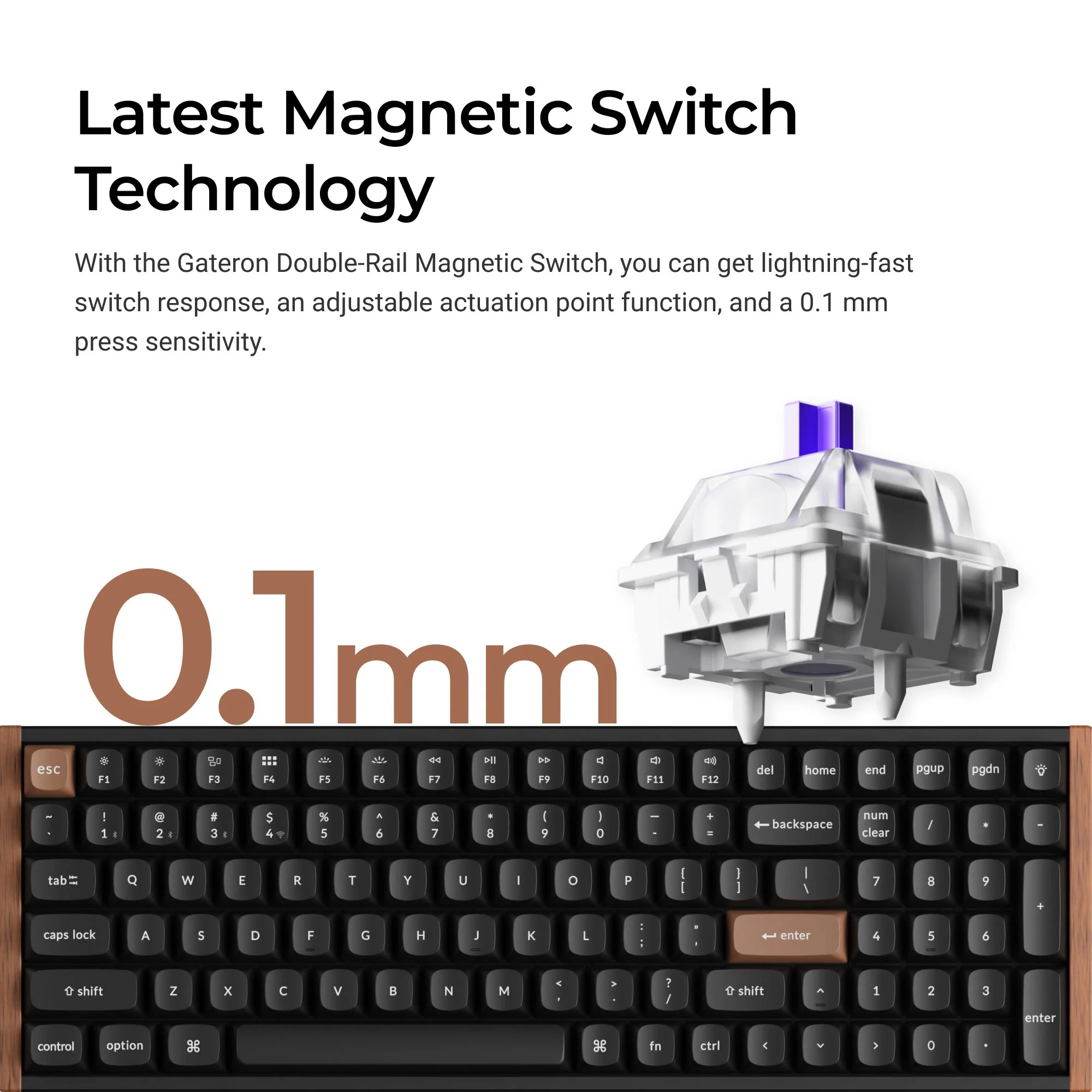 Keychron K4 HE langaton magneettikytkimellinen custom-näppäimistö