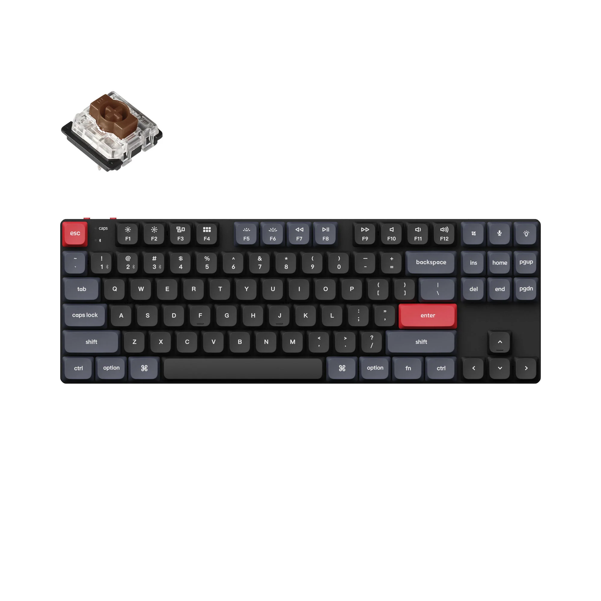 Clavier mécanique personnalisé sans fil Keychron K1 Pro QMK/VIA