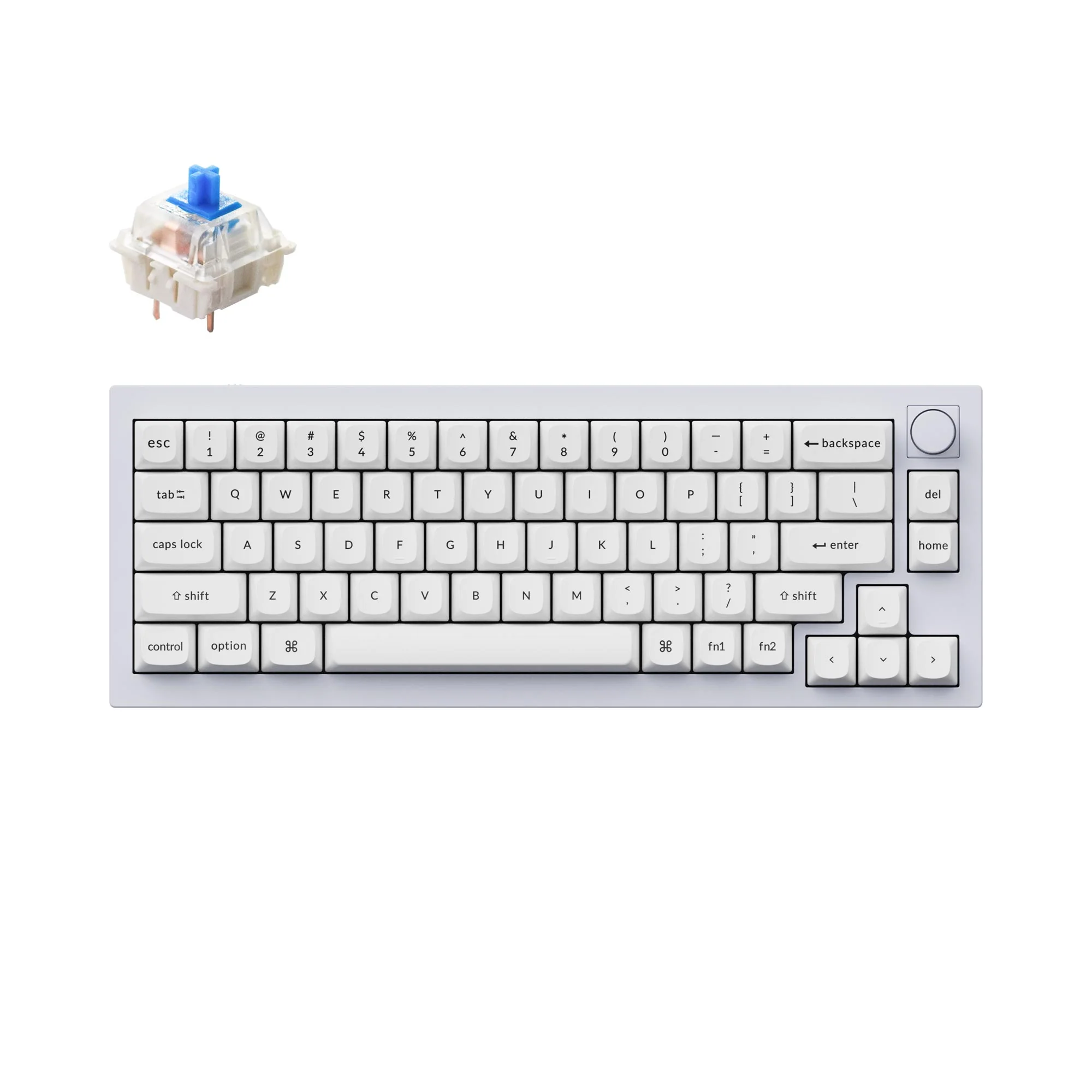 Teclado Mecânico Customizado QMK Keychron Q2