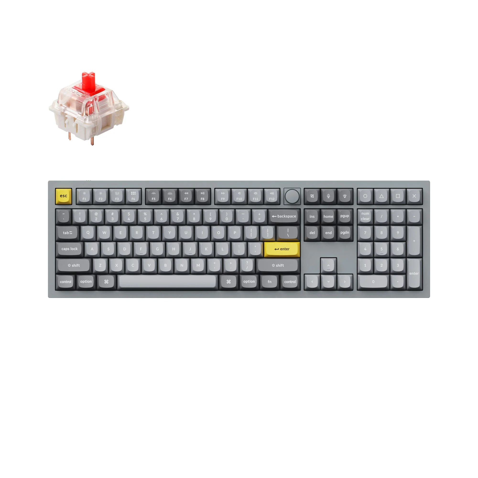 Teclado mecánico personalizado QMK Keychron Q6