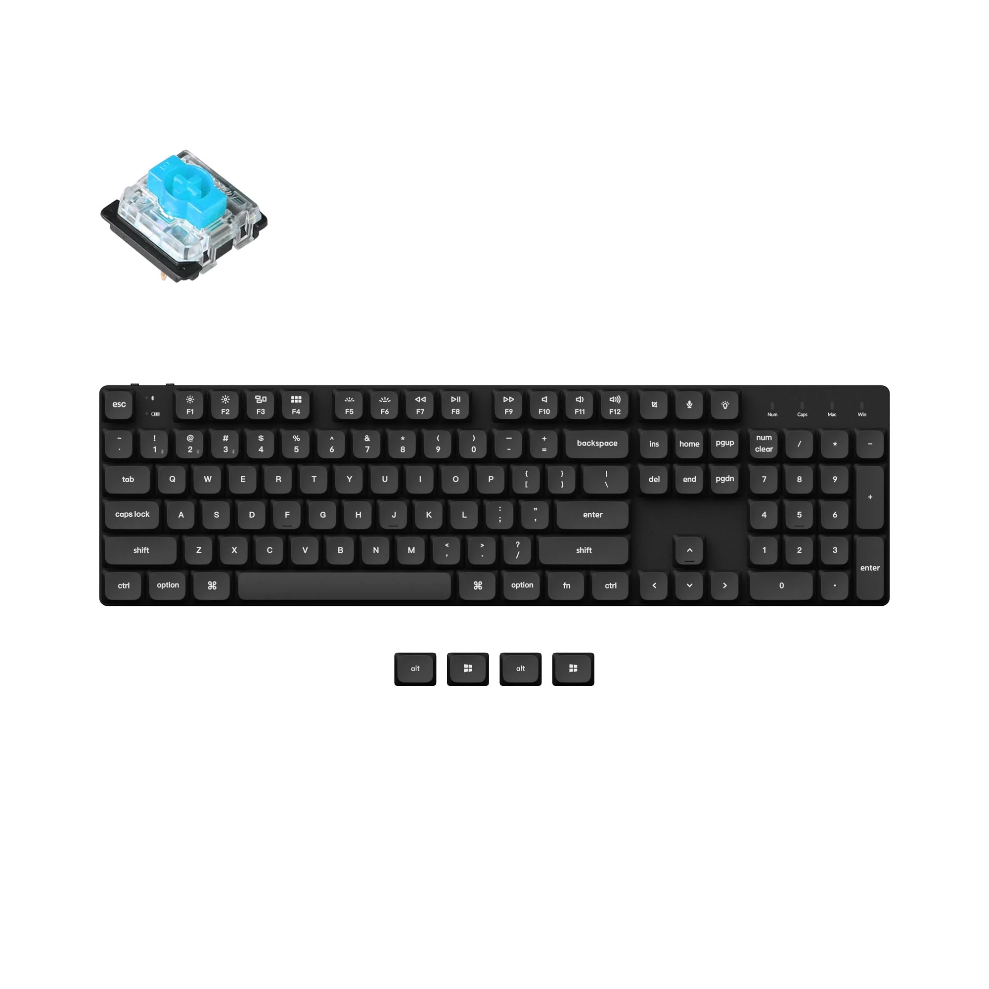 Teclado Mecânico Sem Fio Keychron K5 SE