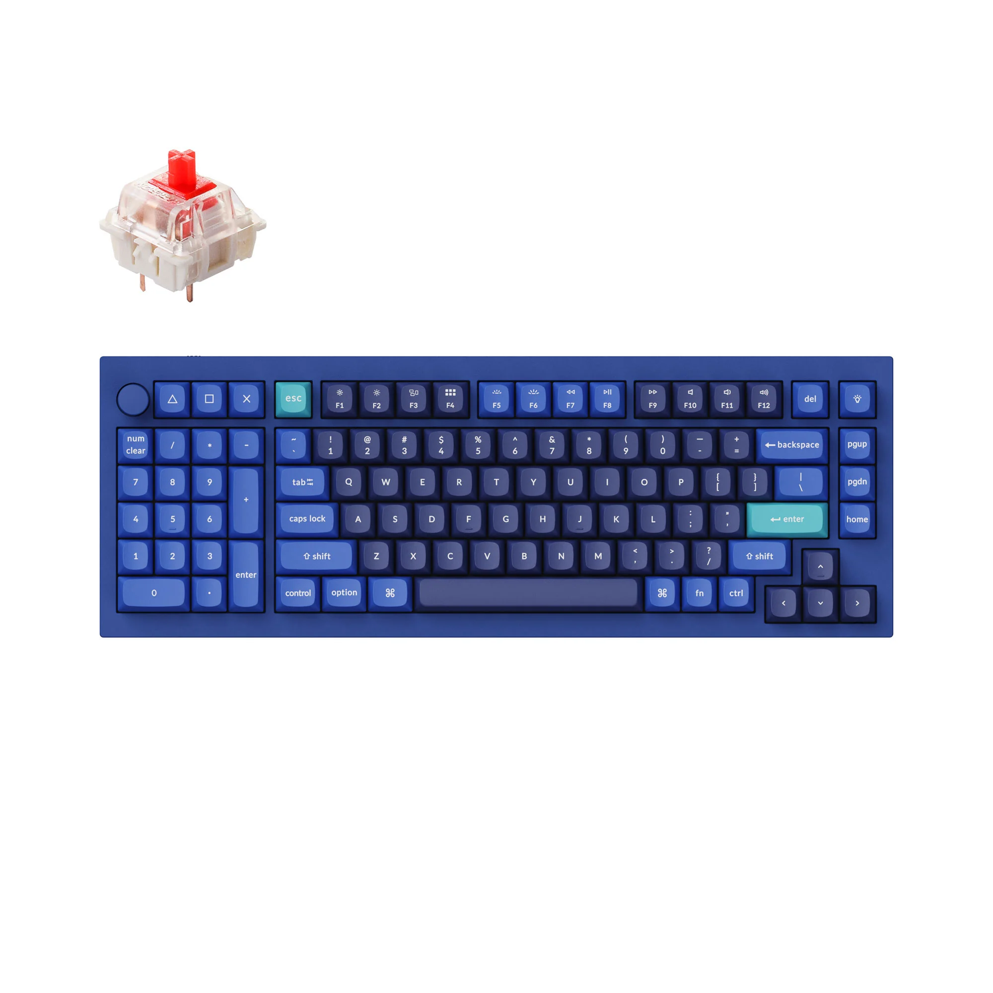 Keychron Q12 QMK Teclado Mecânico Personalizado
