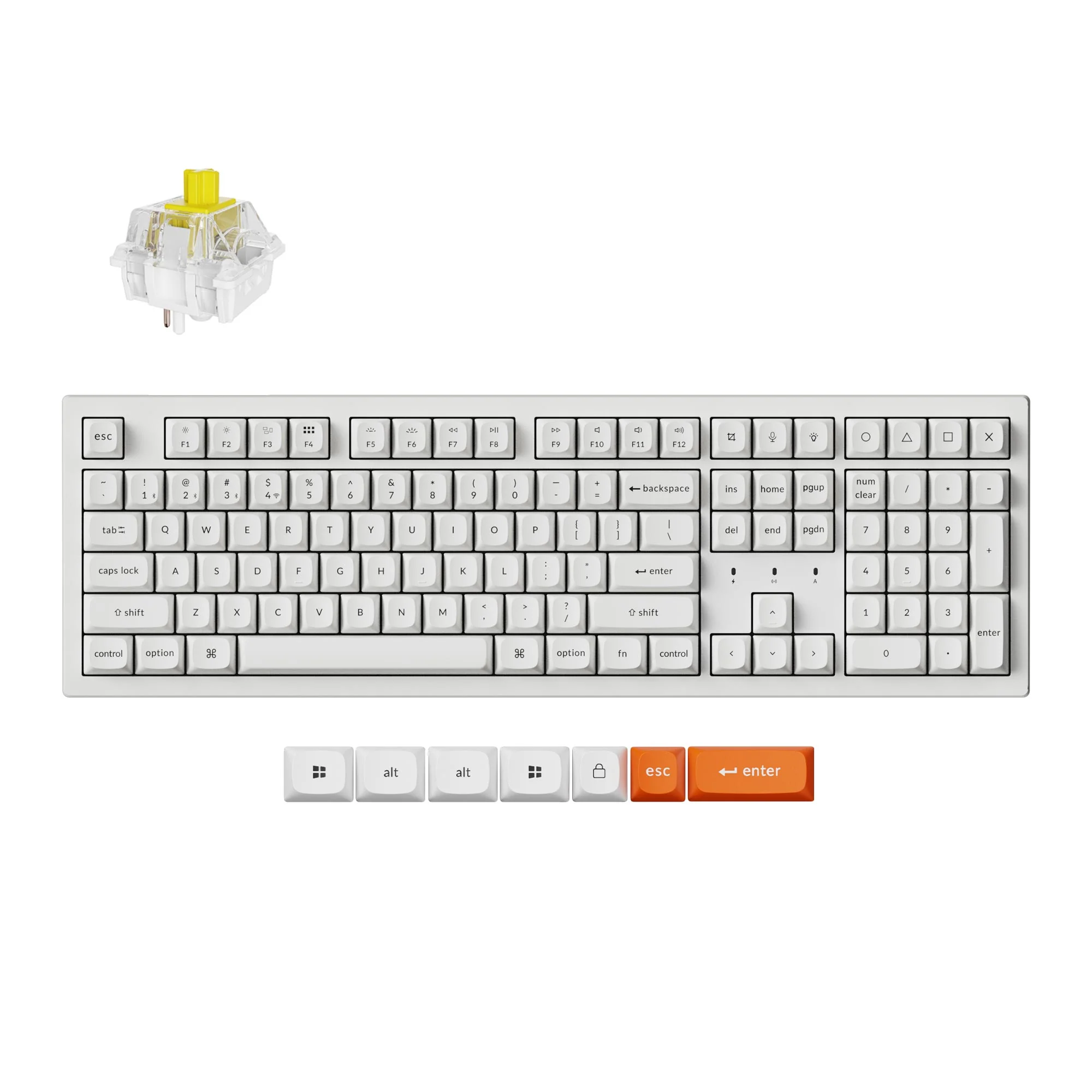Keychron K10 Max QMK Teclado mecánico inalámbrico