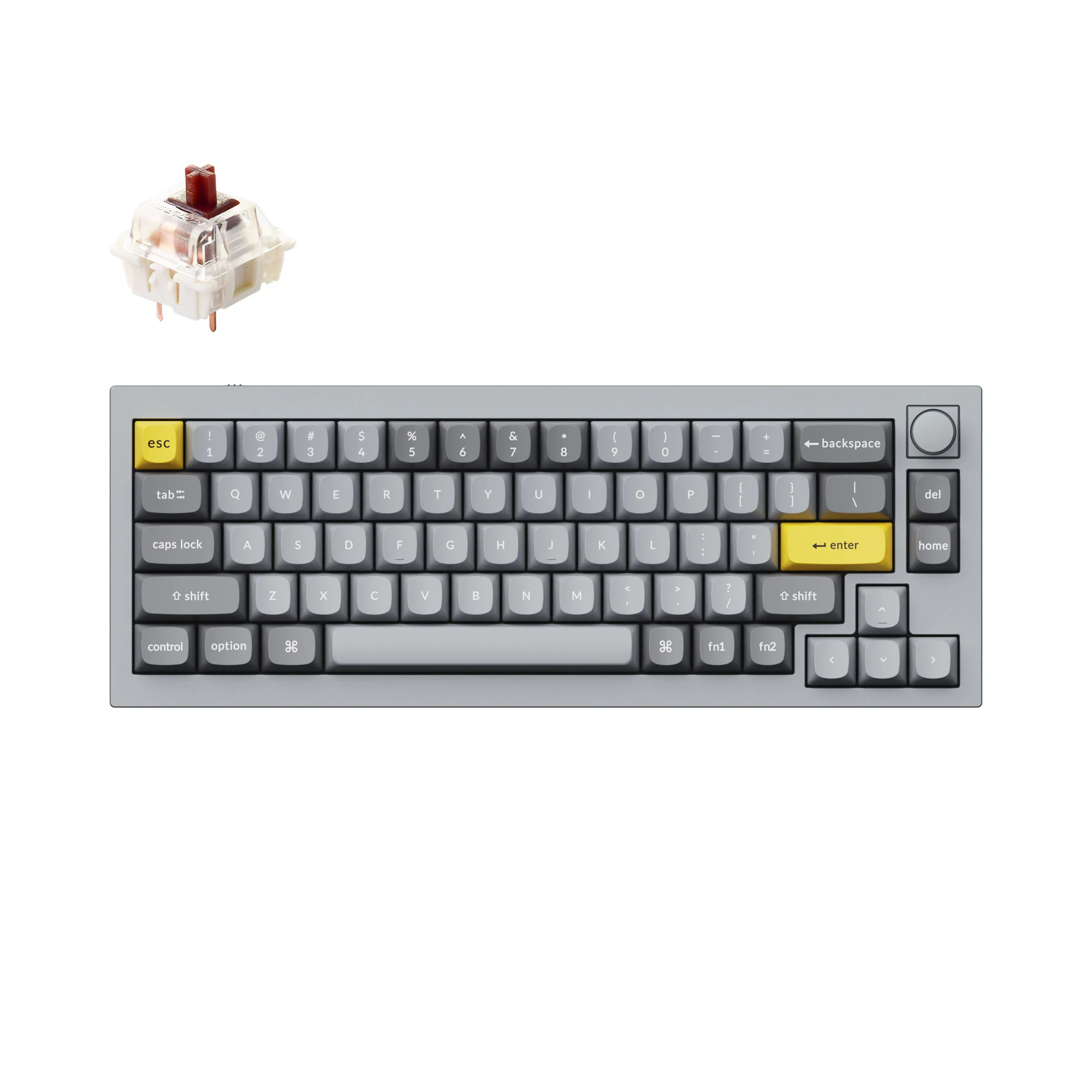 Teclado Mecânico Customizado QMK Keychron Q2