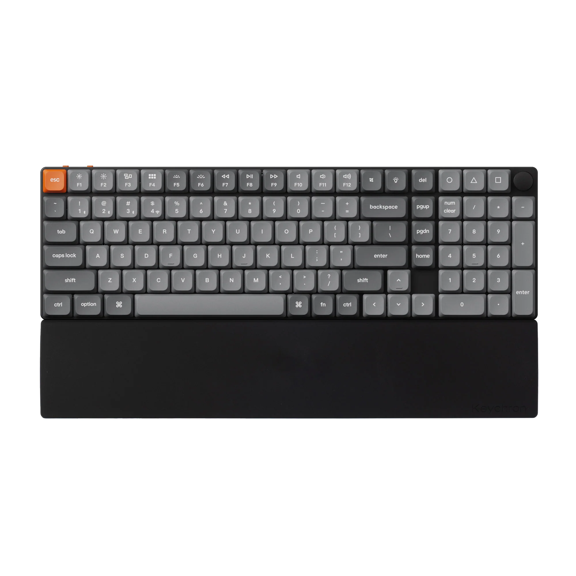 Reposamuñecas de silicona Keychron - Perfil bajo
