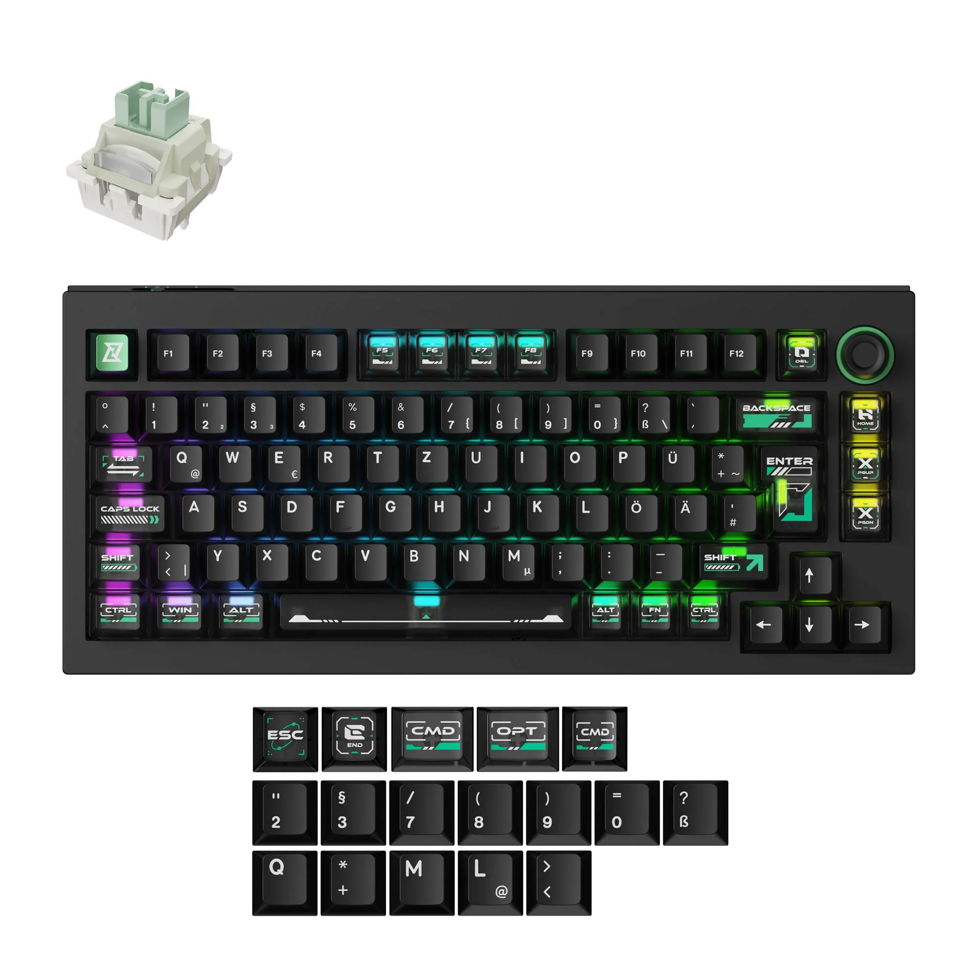 Lemokey L5 HE custom gaming-tastatur med magnetisk switch