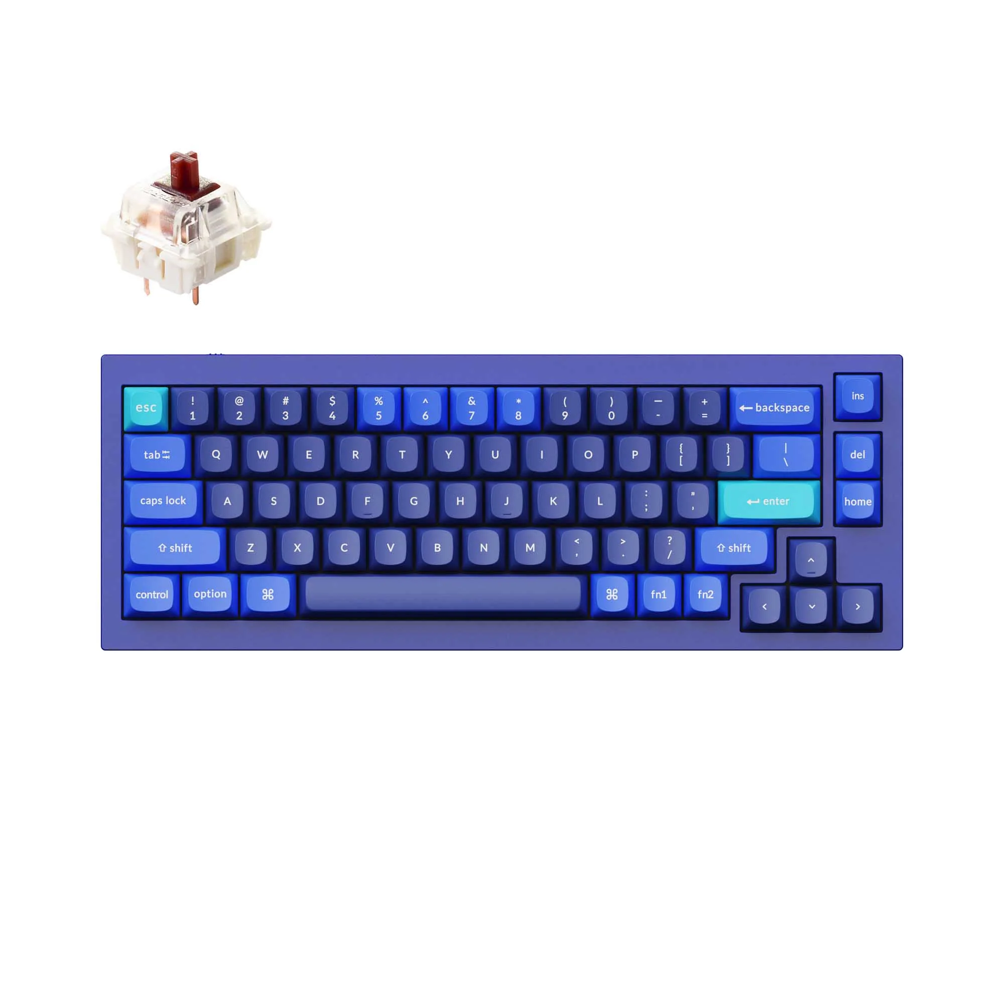 Teclado Mecânico Customizado QMK Keychron Q2