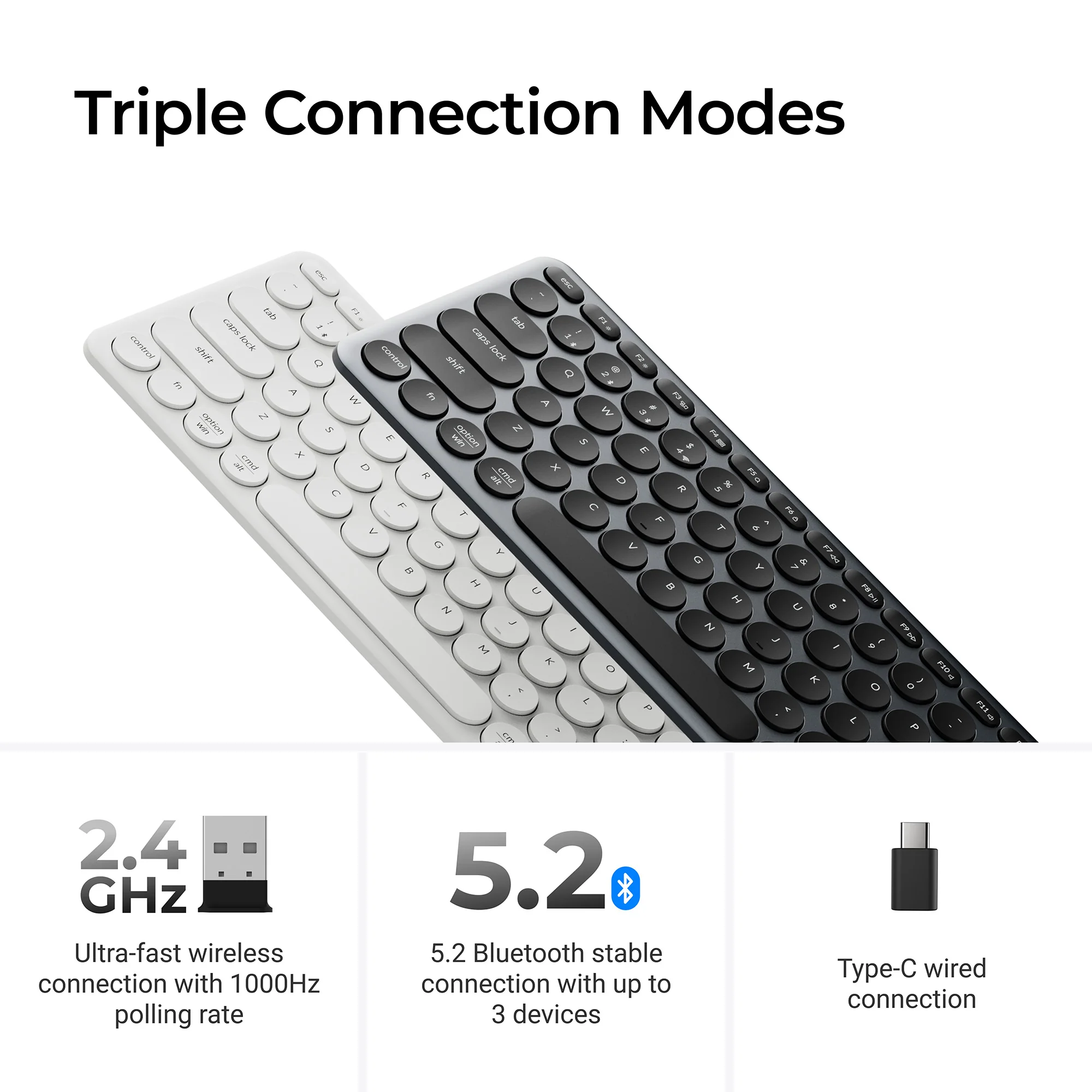 Teclado Sem Fio Ultrafino Keychron B5 Pro