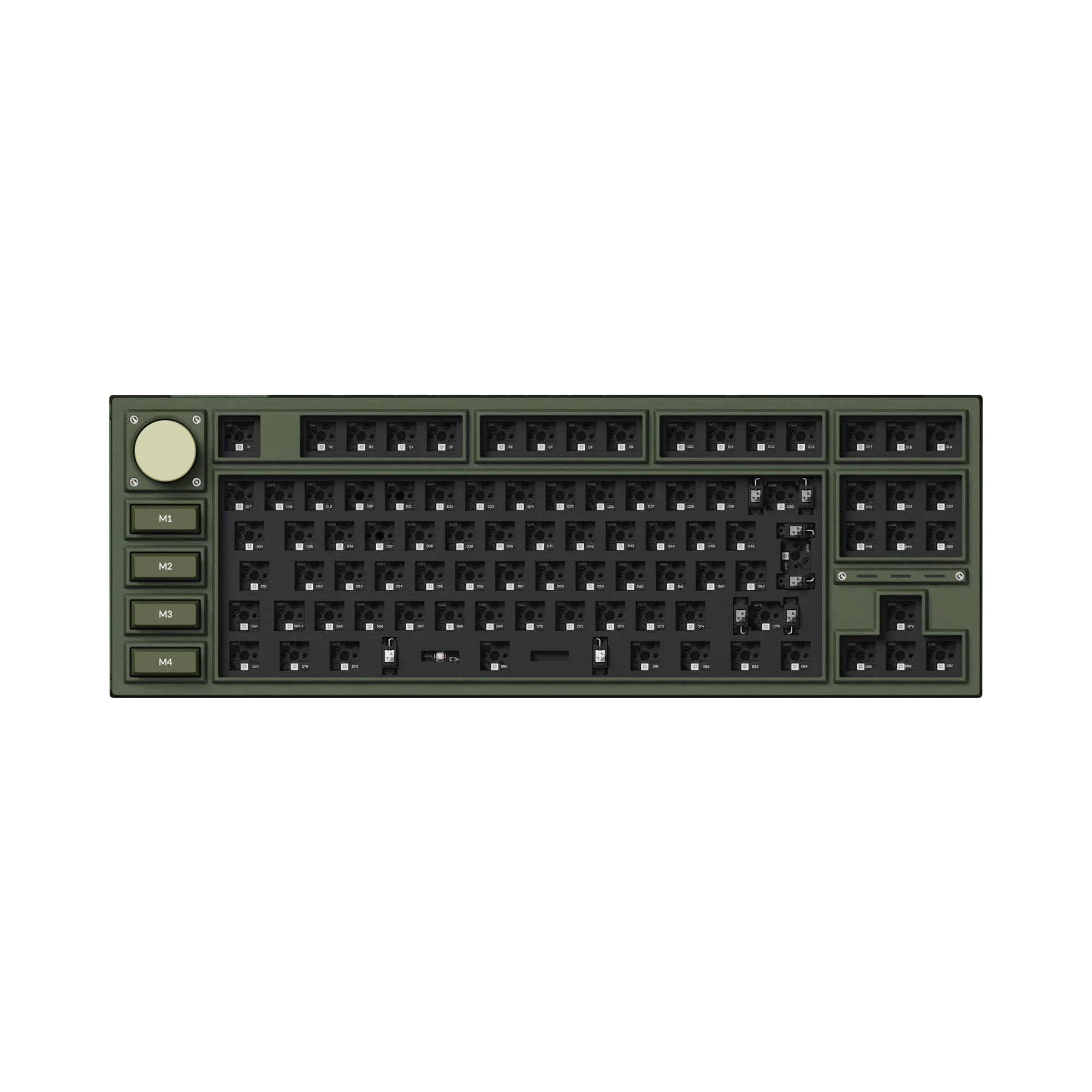 Coleção de Teclado Mecânico Personalizado Sem Fio Keychron Q3 Pro QMK/VIA com Layout ISO