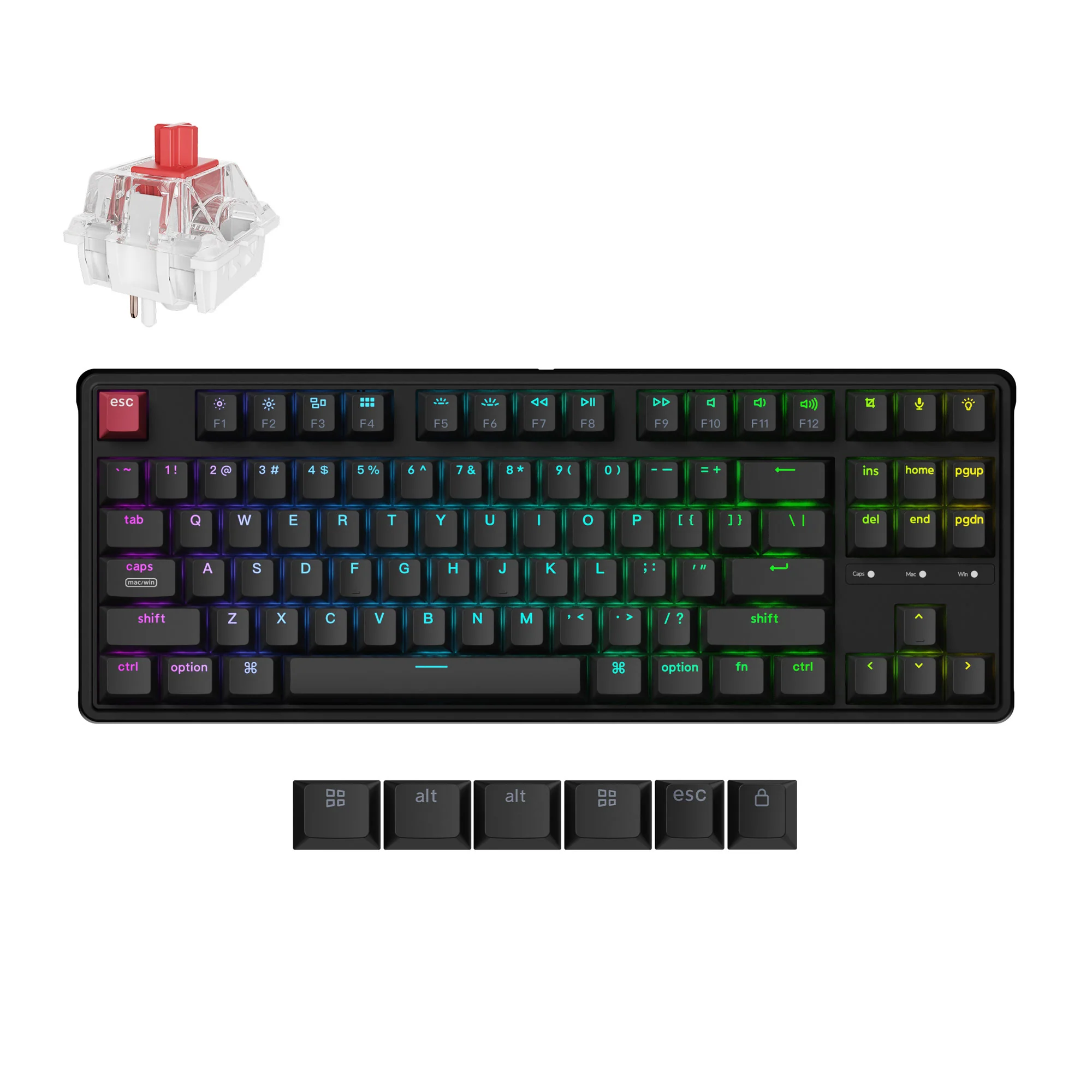Keychron C3 Pro 8K QMK Przewodowa mechaniczna klawiatura custom