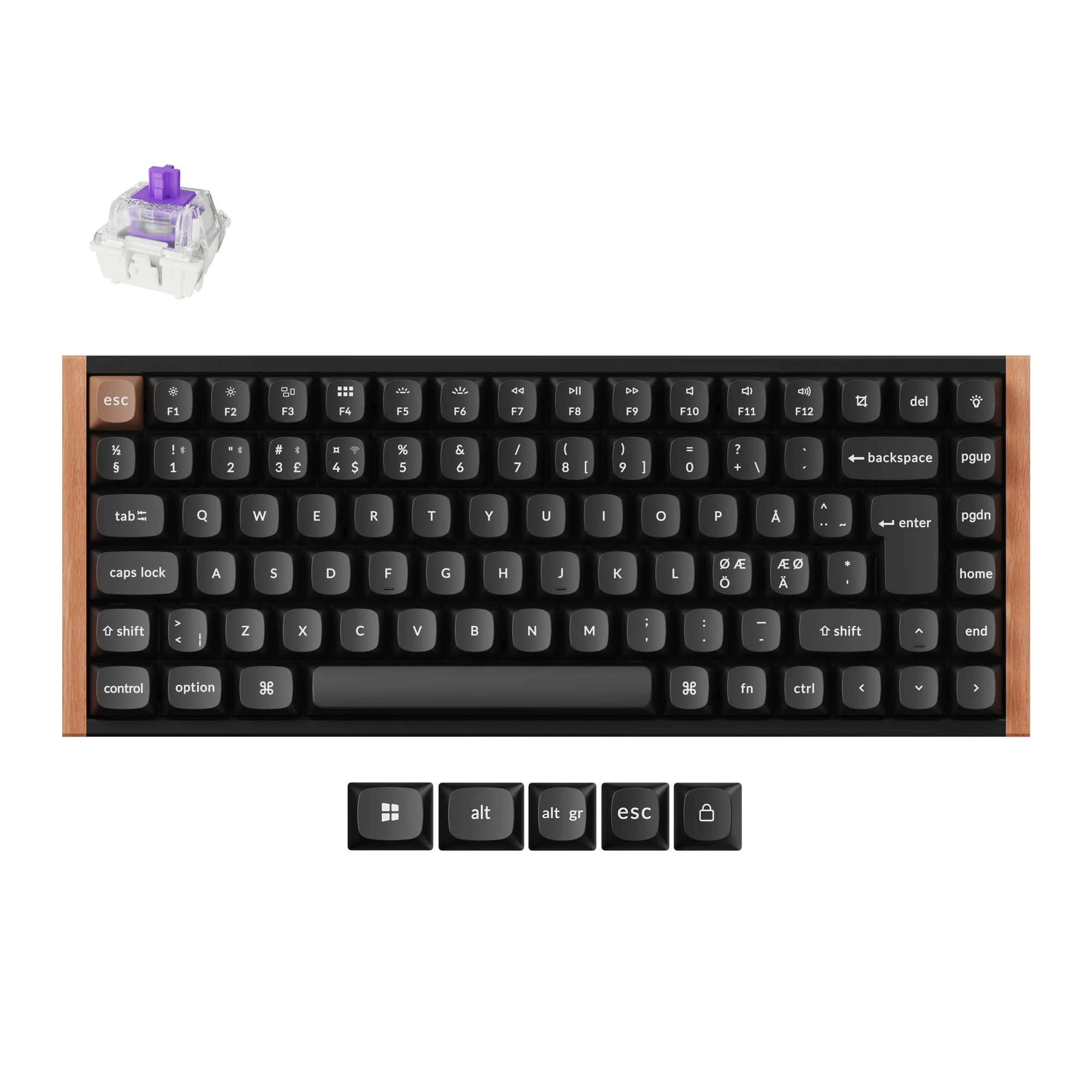 Keychron K2 HE kabellose Custom-Tastatur mit Magnetschaltern