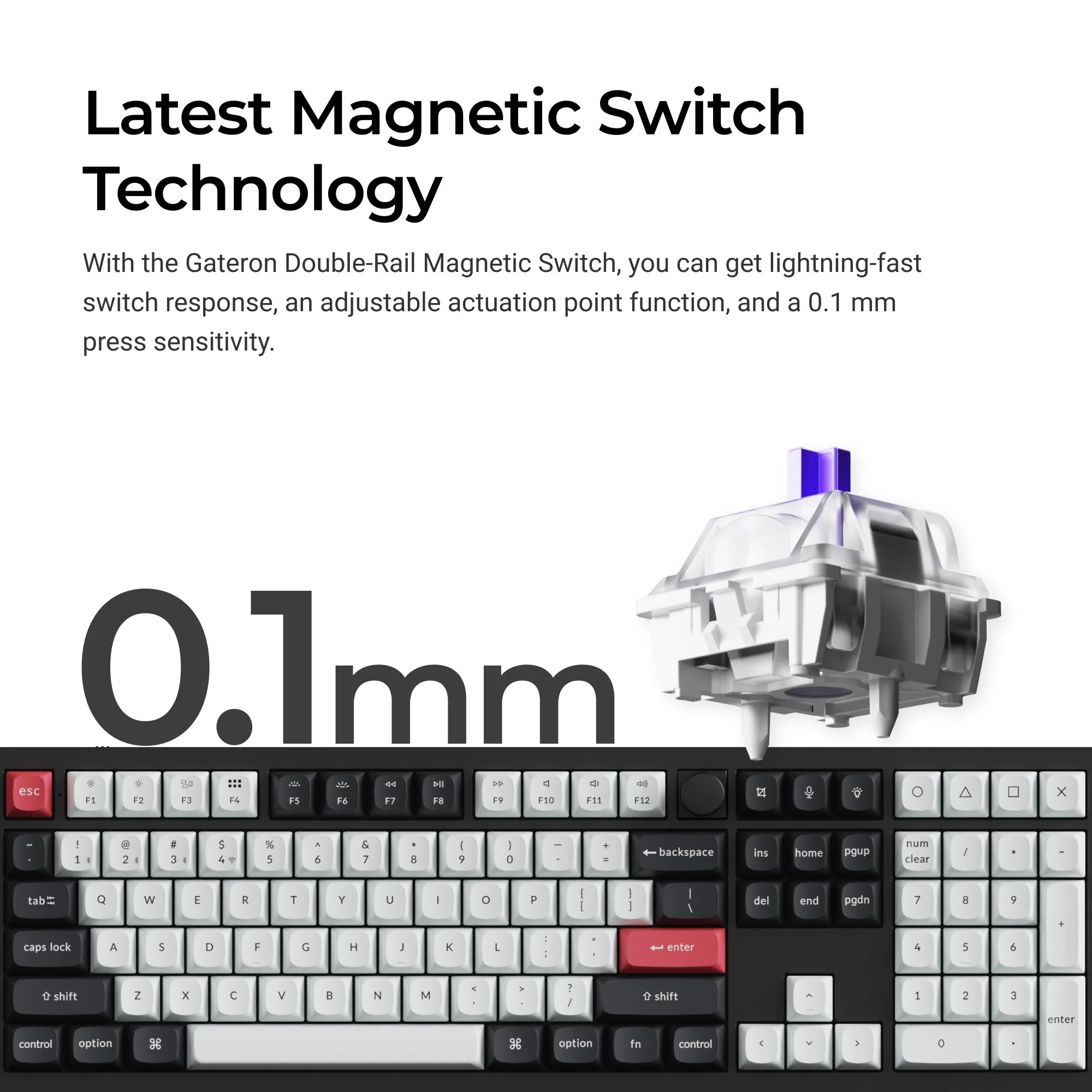 Keychron Q6 HE QMK Wireless Custom Keyboard