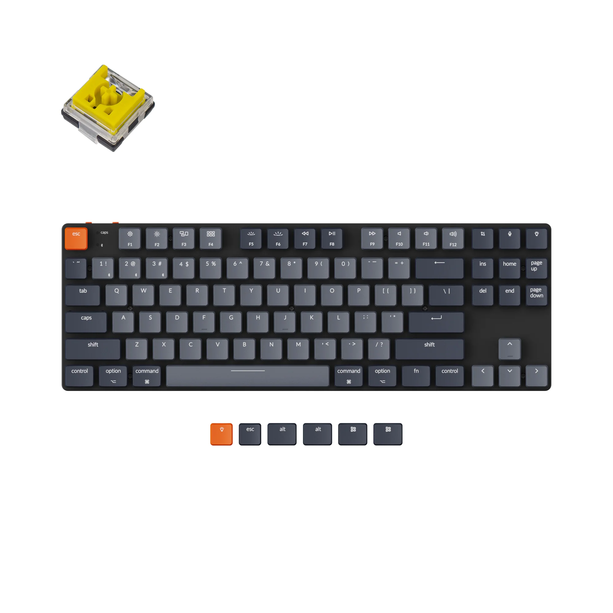 Teclado mecânico sem fio Keychron K1 SE (Versão 5)