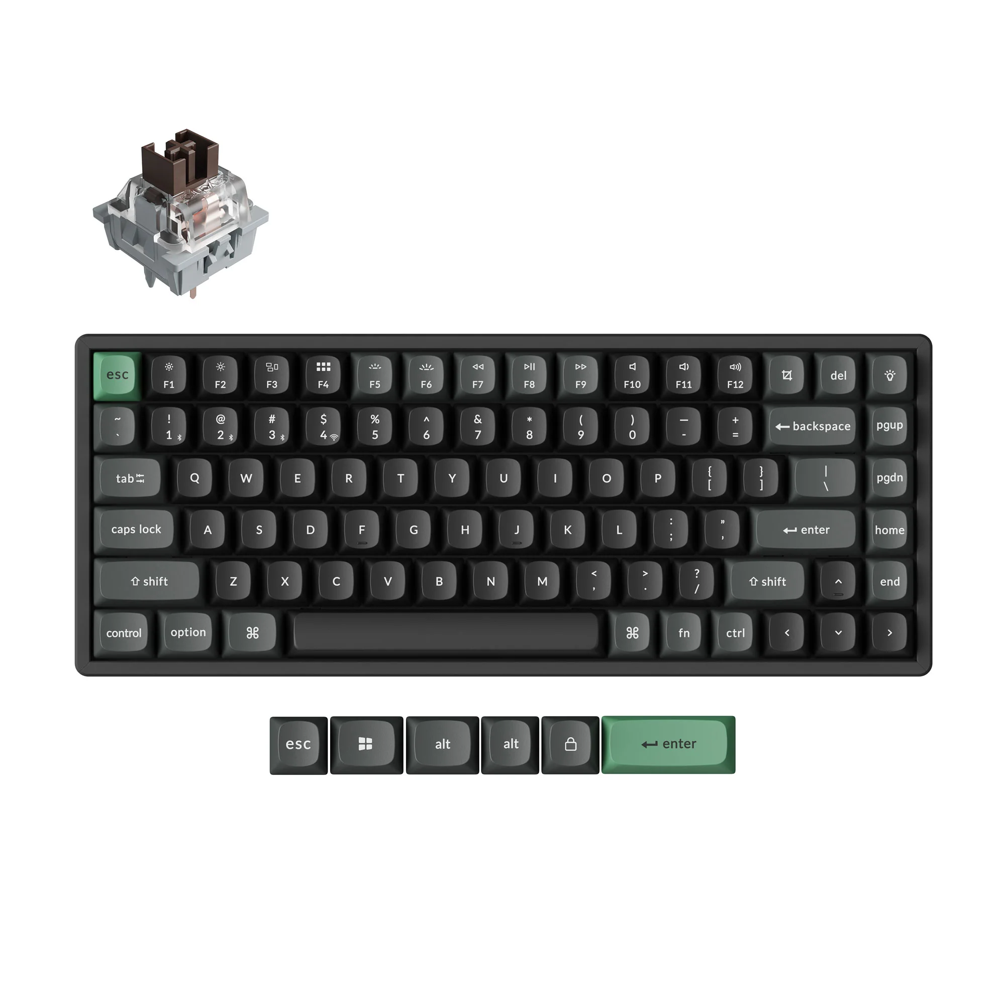 Teclado Mecânico Sem Fio Custom Keychron K2 Ultra 8K