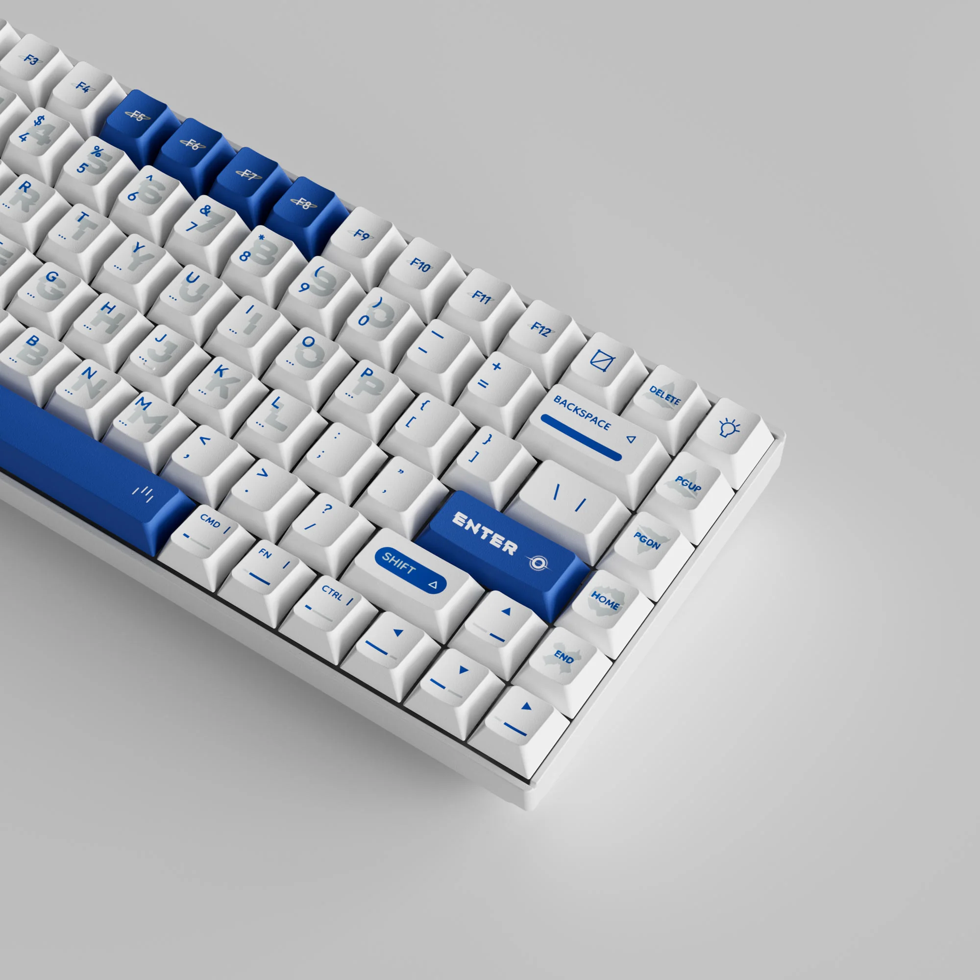 Blue Planet - Set completo de keycaps PBT de perfil Cherry con sublimación
