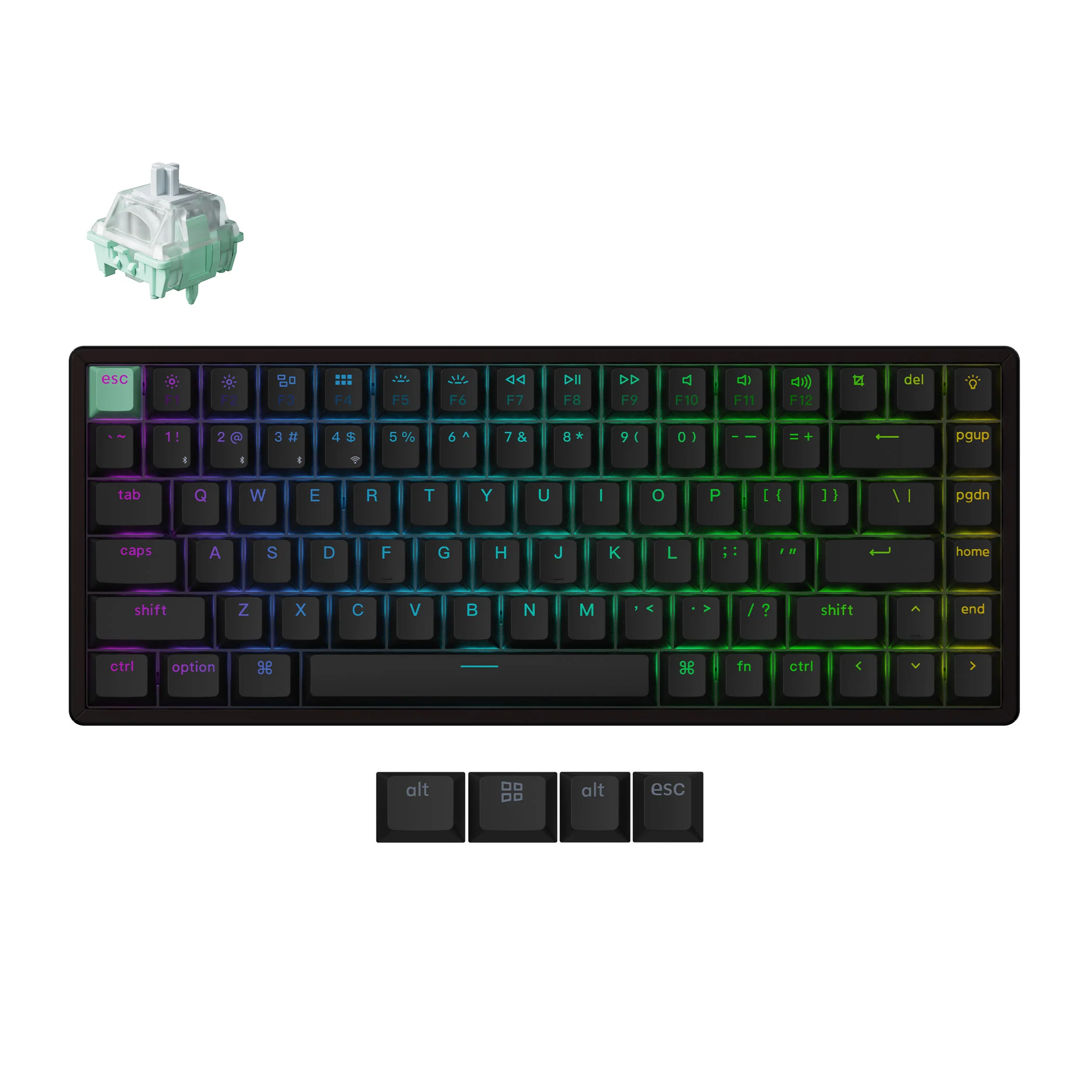 Keychron K2 HE kabellose Custom-Tastatur mit Magnetschaltern