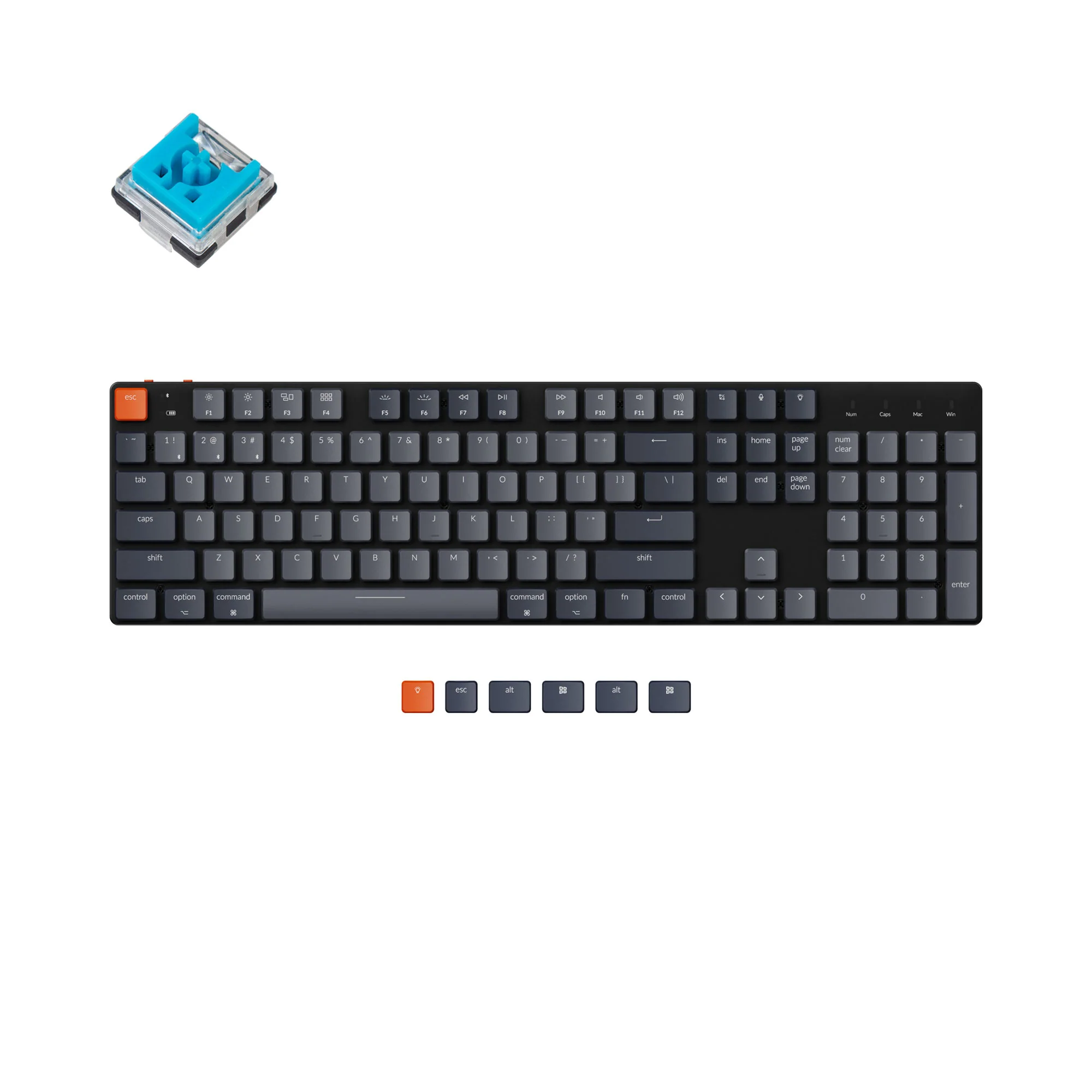 Teclado Mecânico Sem Fio Keychron K5 SE