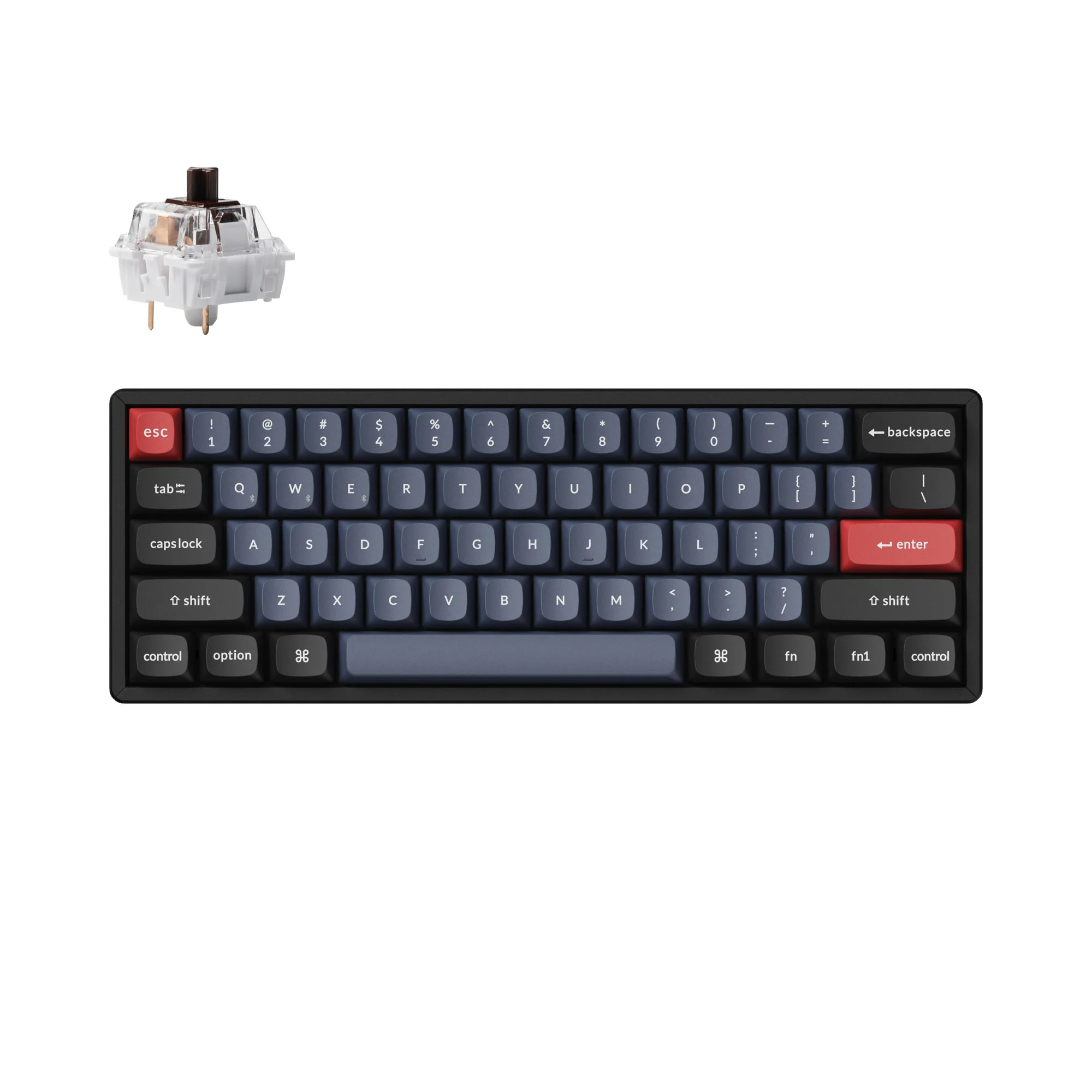 Keychron K12 Pro QMK/VIA trådløst mekanisk tastatur