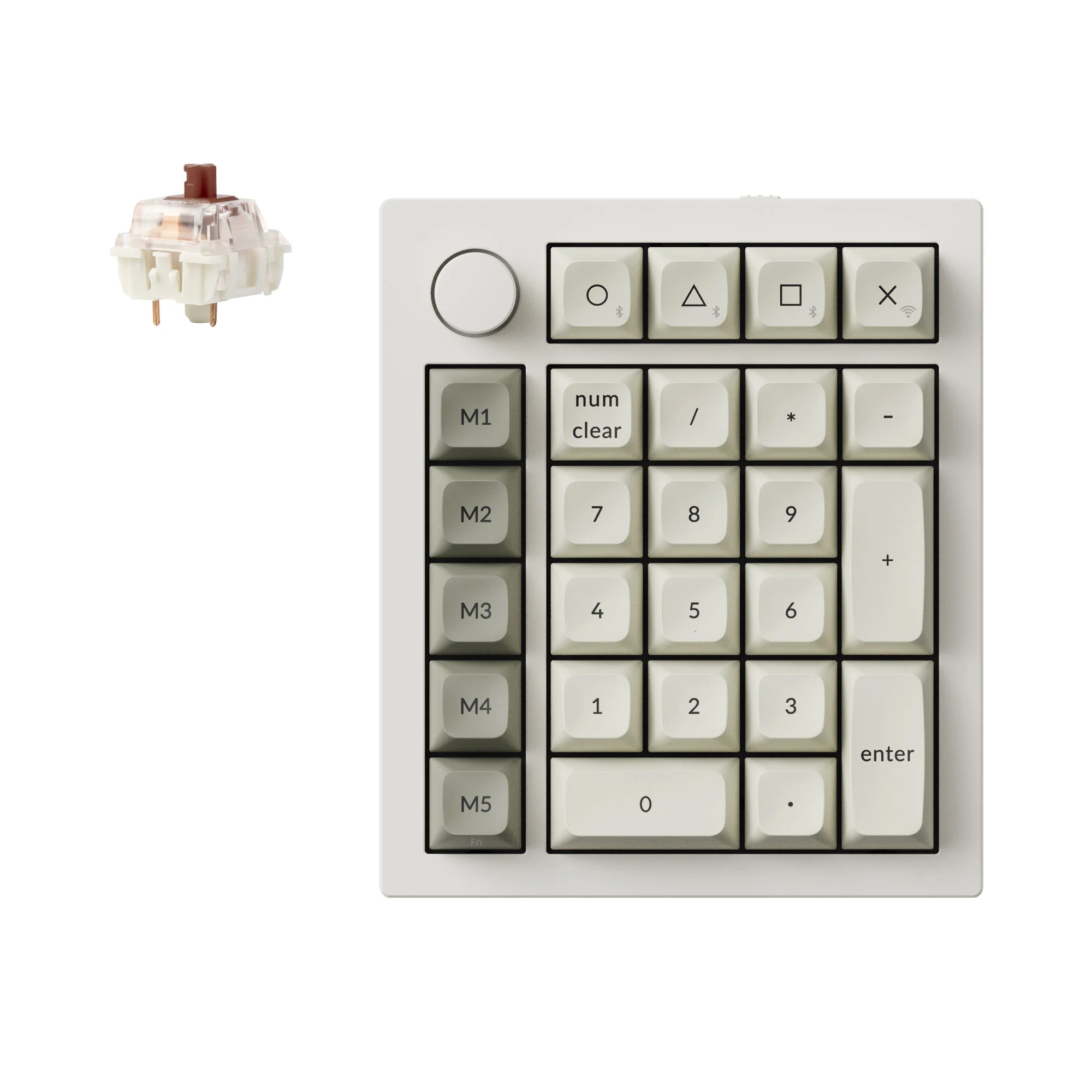 Keychron Q0 Max QMK Teclado numérico inalámbrico personalizado