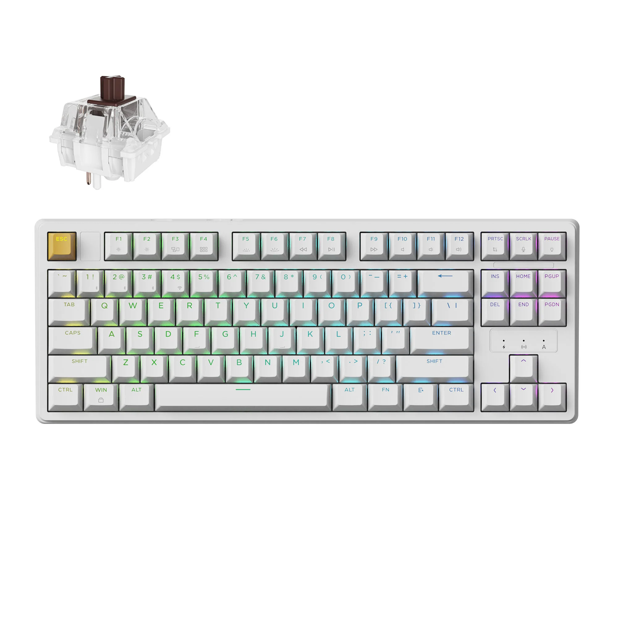 Teclado Mecânico Sem Fio Keychron J4 QMK