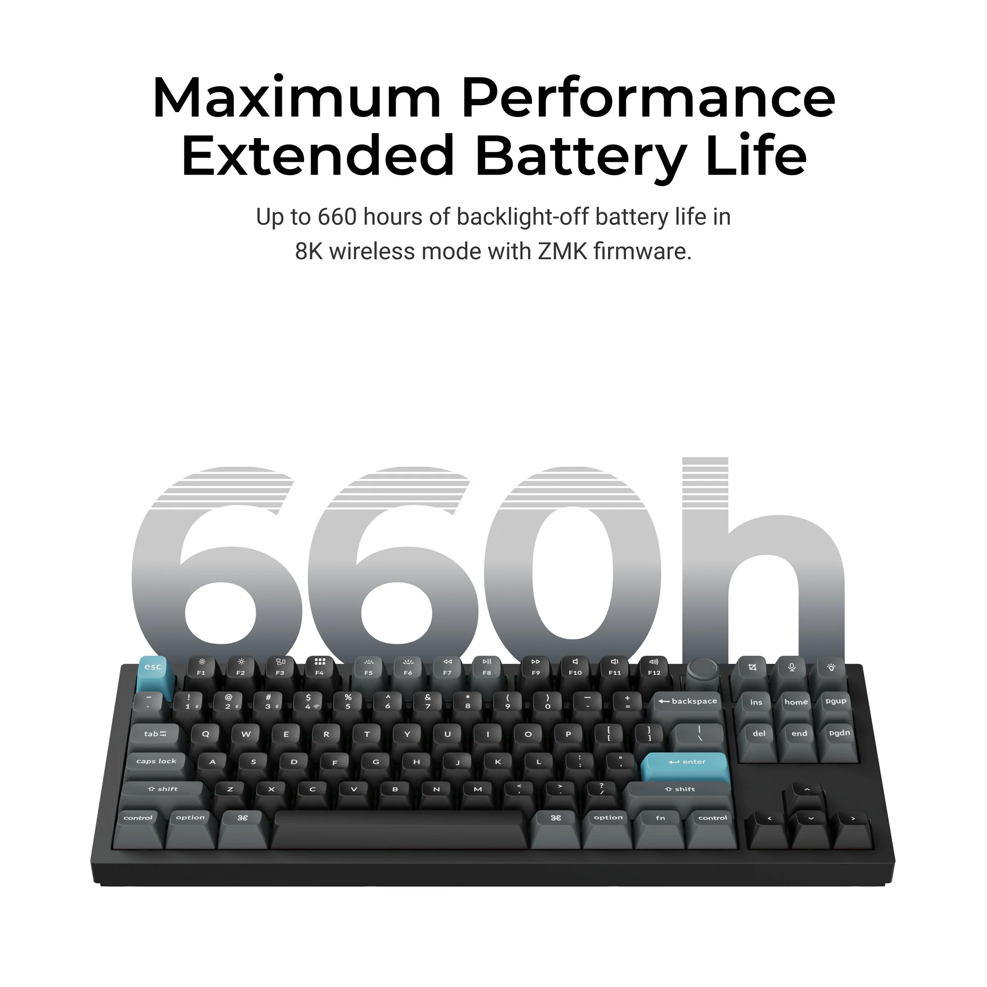 Teclado mecánico personalizado inalámbrico Keychron Q3 Ultra 8K