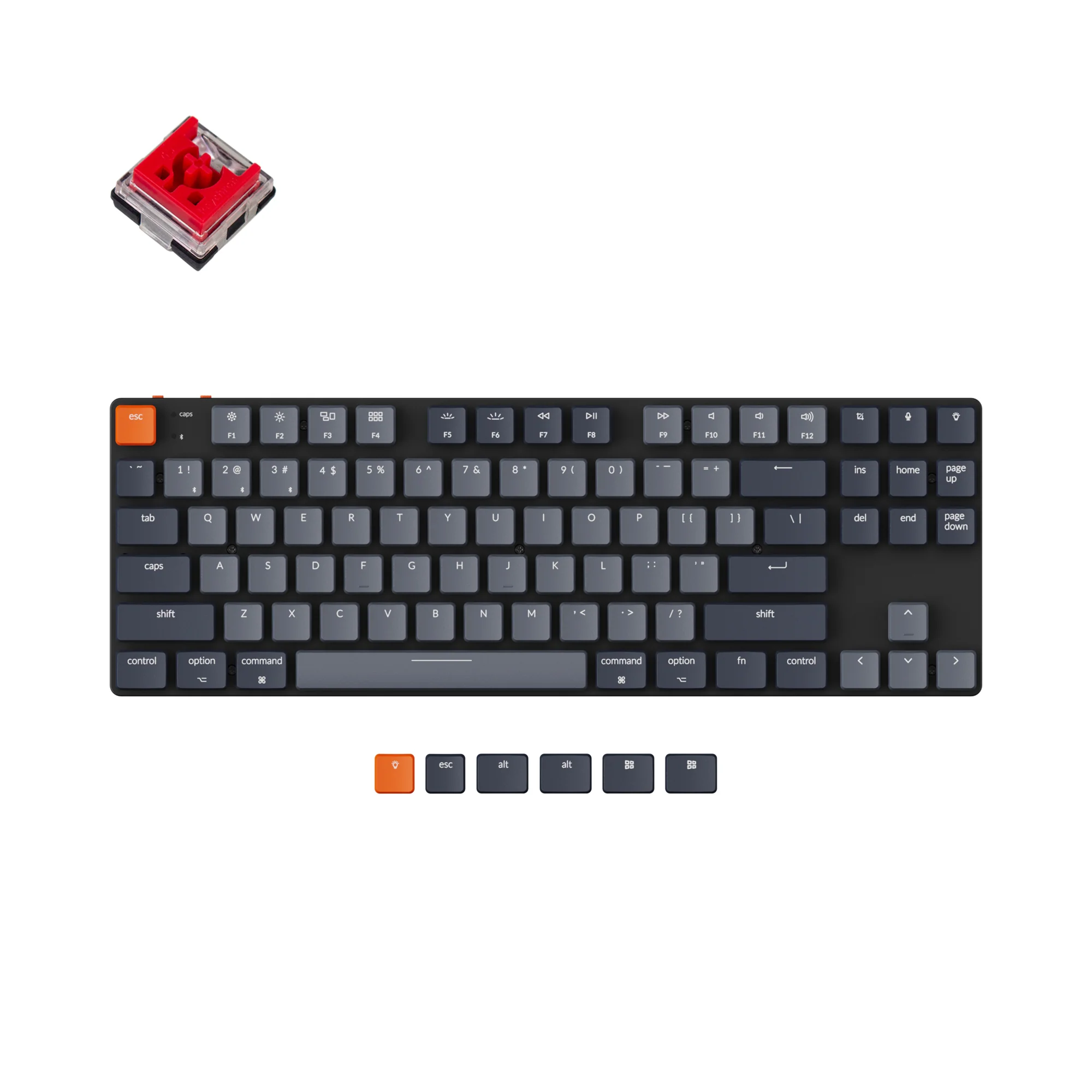 Teclado mecânico sem fio Keychron K1 SE (Versão 5)