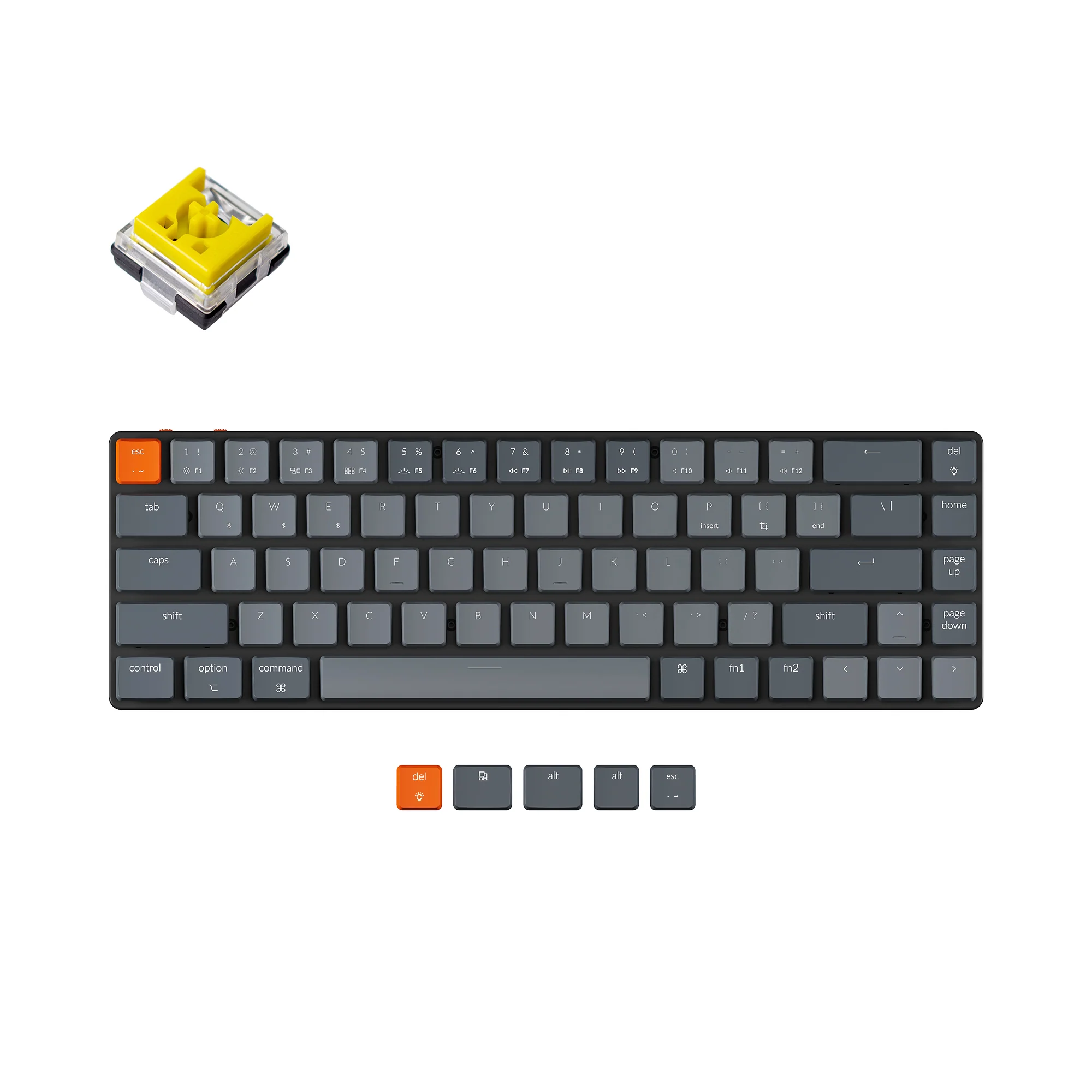 Teclado mecánico inalámbrico ultradelgado Keychron K7