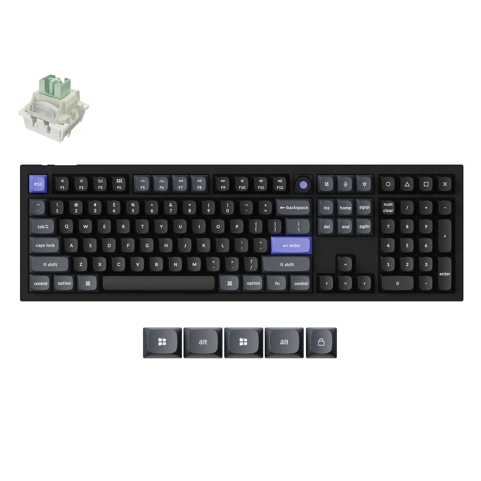 Keychron Q6 HE 8K Teclado con interruptores magnéticos