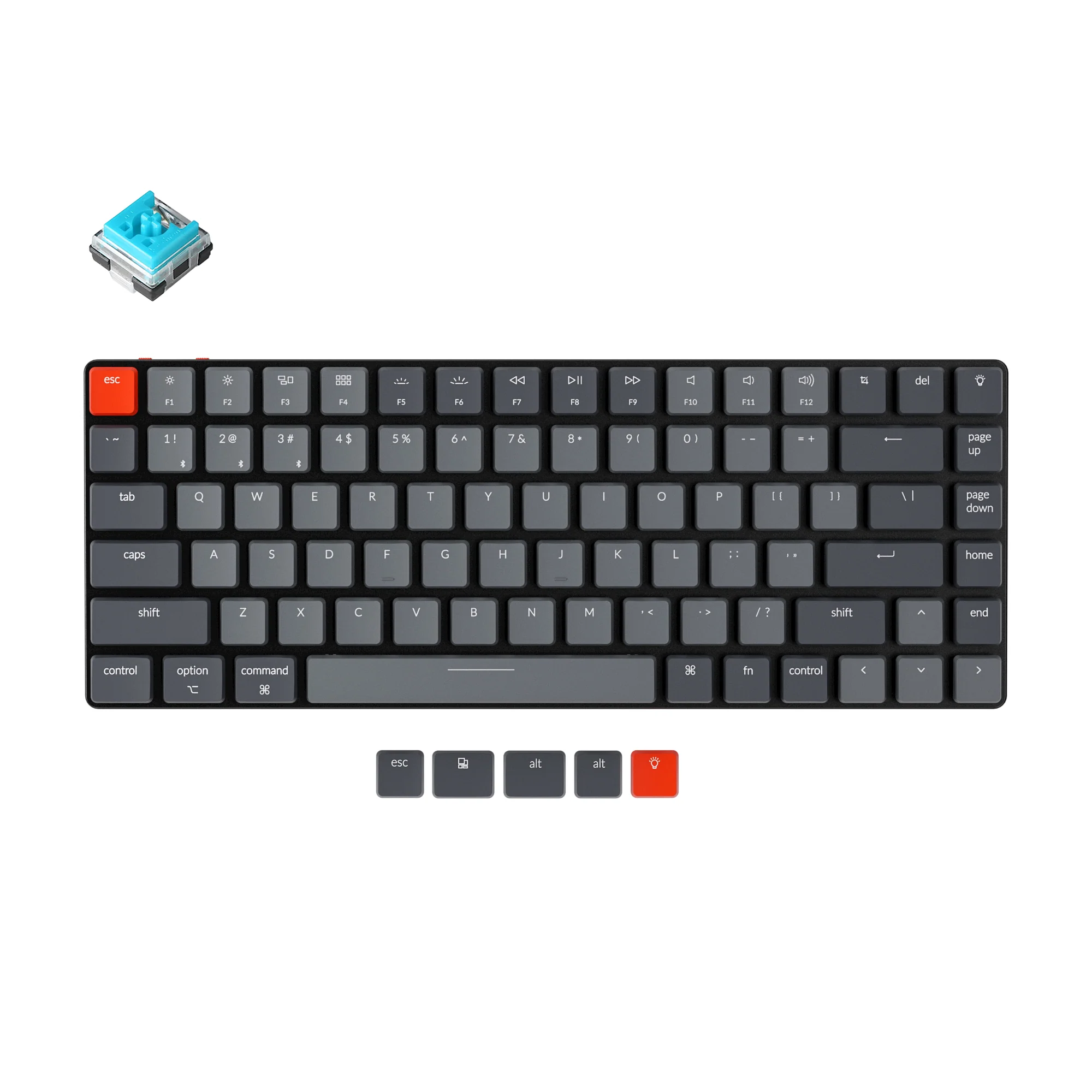 Keychron K3 ultracienka bezprzewodowa klawiatura mechaniczna (wersja 2)