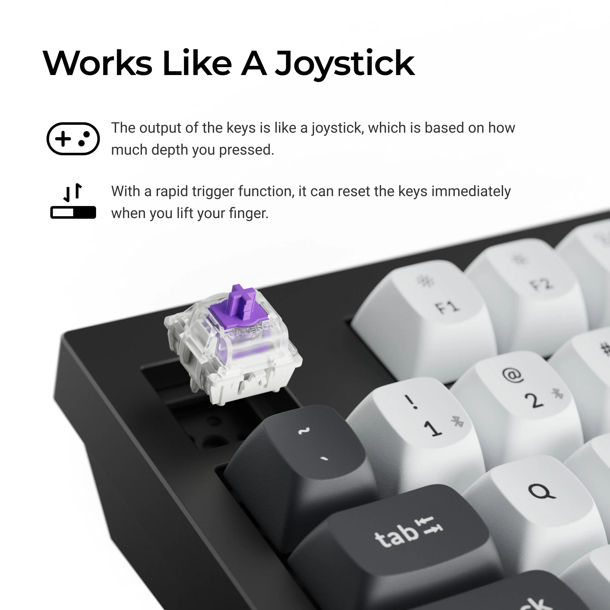 Keychron Q5 HE QMK langaton custom-näppäimistö