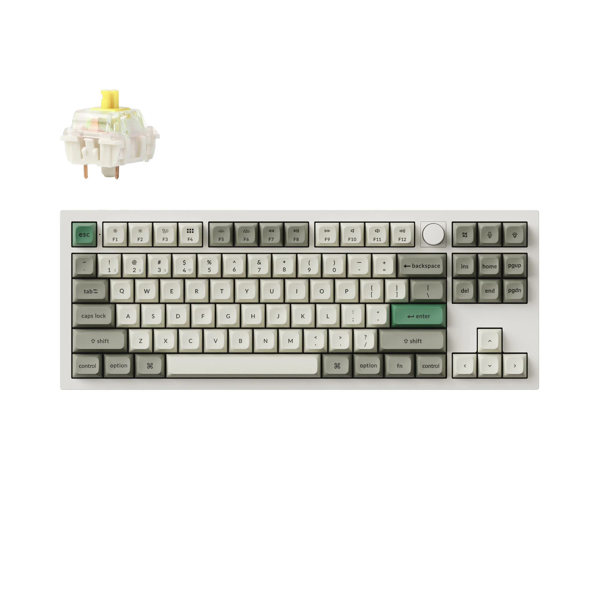 Keychron Q3 Max QMK/VIA Bezprzewodowa konfigurowalna klawiatura mechaniczna