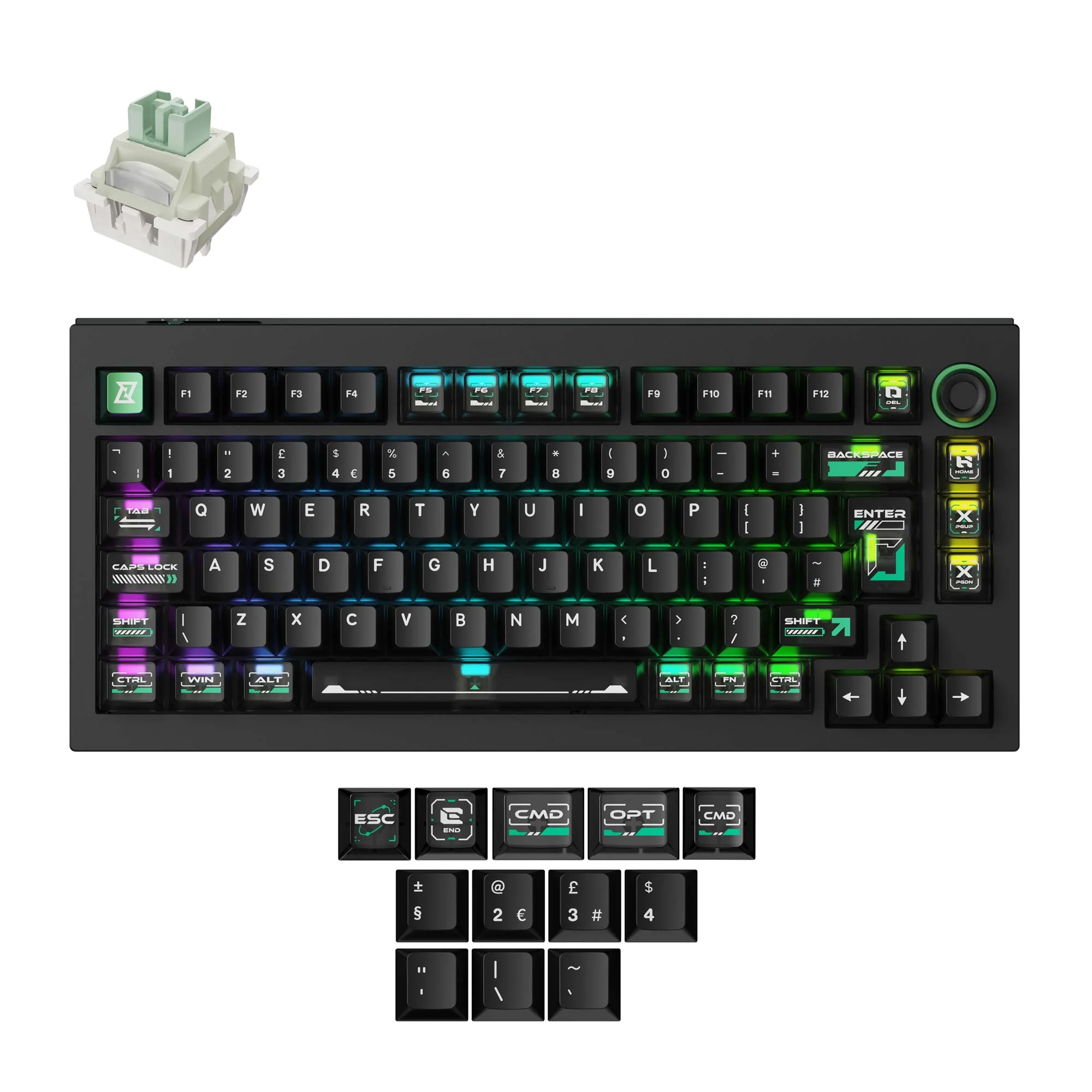 Lemokey L5 HE custom gaming-tastatur med magnetisk switch