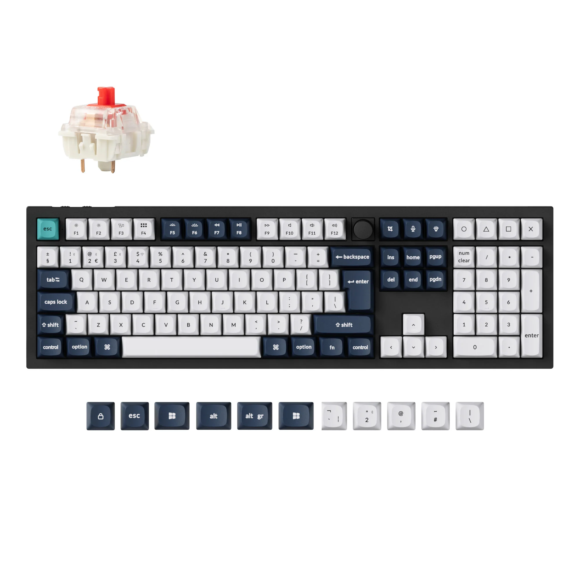 Keychron Q6 Max QMK/VIA Teclado mecánico inalámbrico personalizado Colección ISO