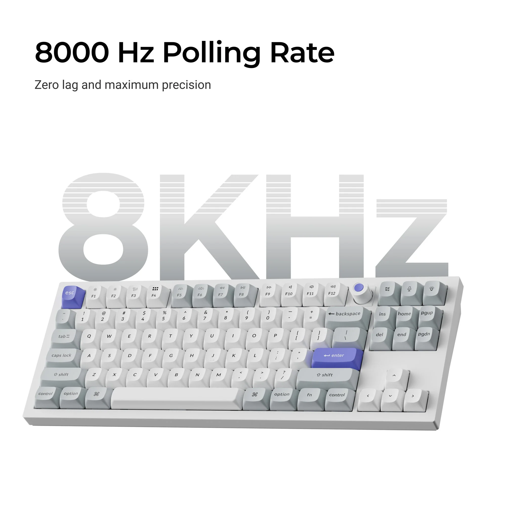 Keychron Q3 HE 8K magneettikytkiminen näppäimistö