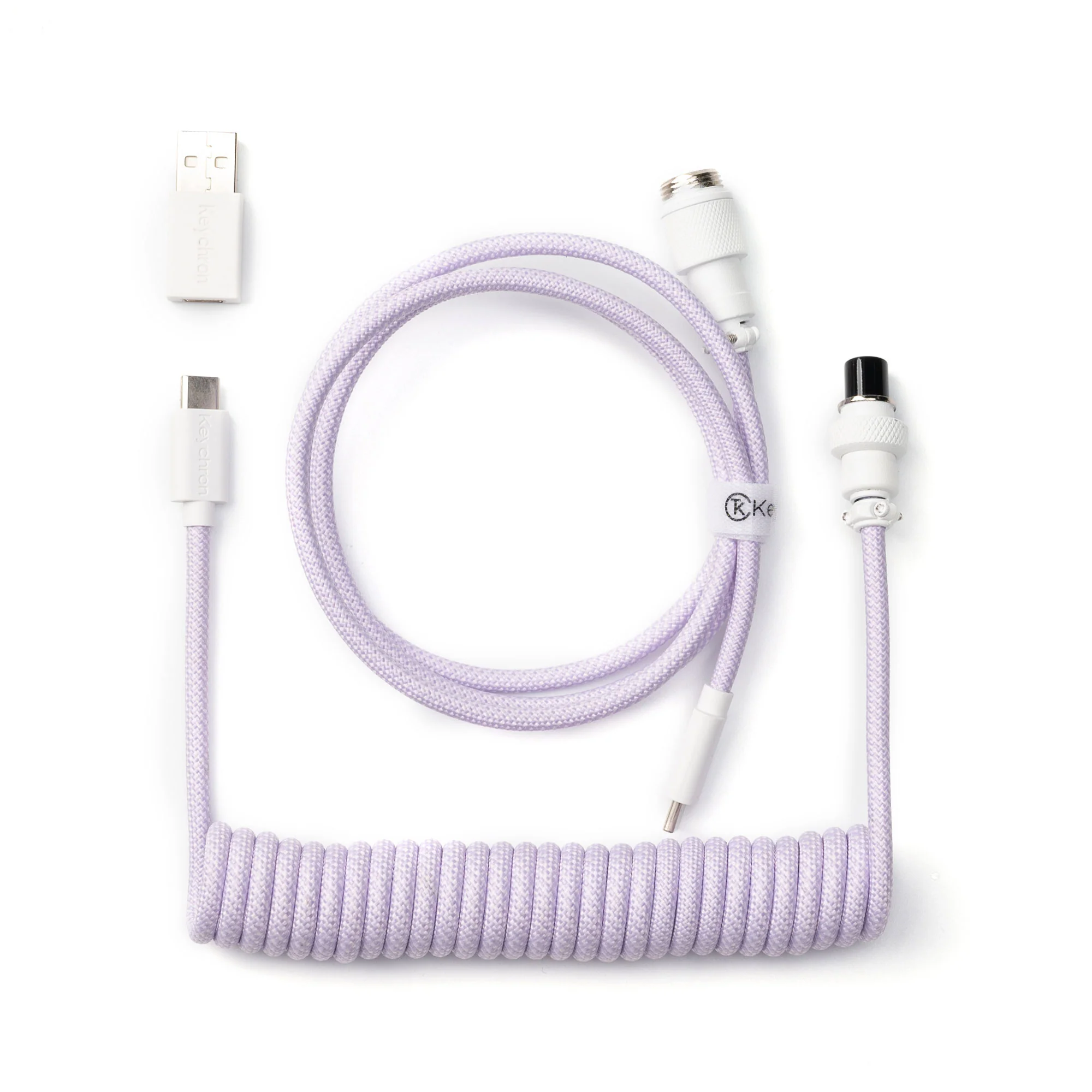 Keychron spiralformet aviator-kabel 8K