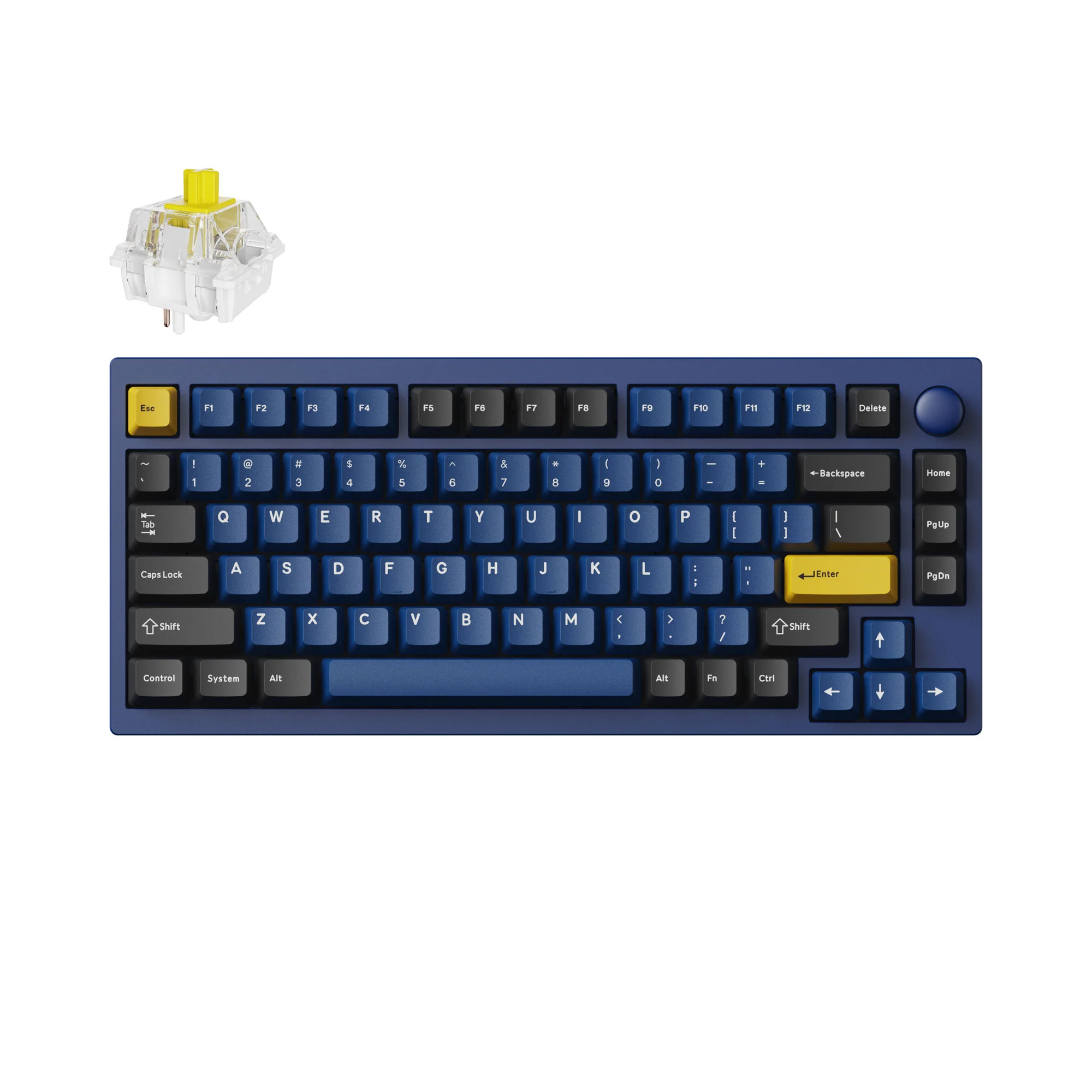 Lemokey P1 QMK/VIA mukautettu pelinäppäimistö