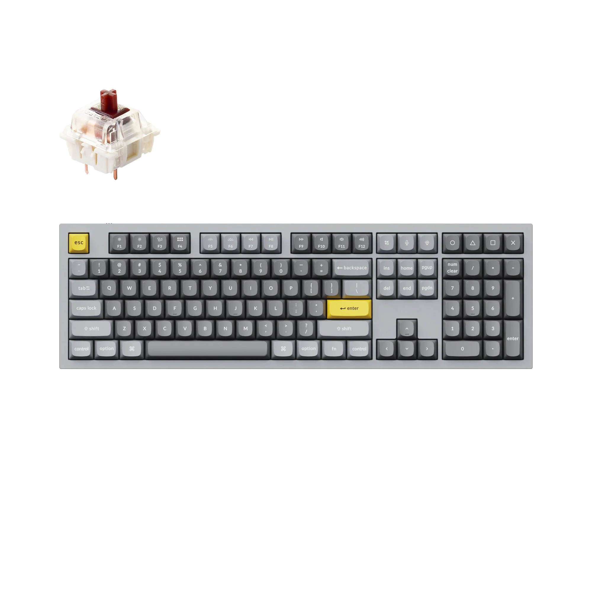 Teclado mecánico personalizado QMK Keychron Q6