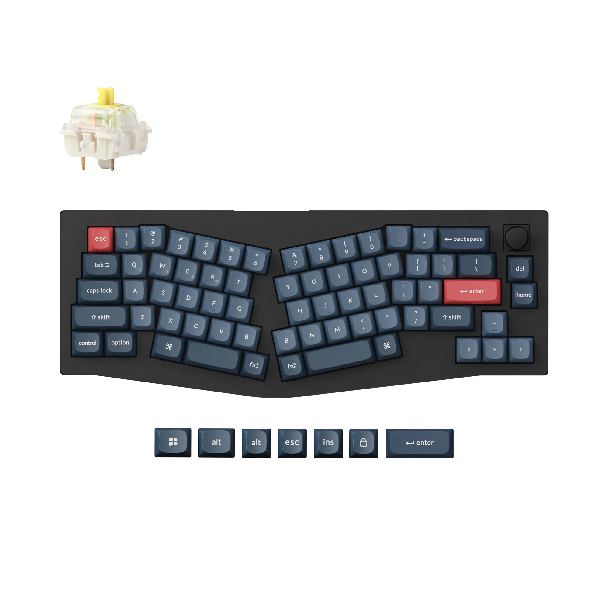 Keychron V8 Max (Alice Layout) QMK Teclado mecánico personalizado