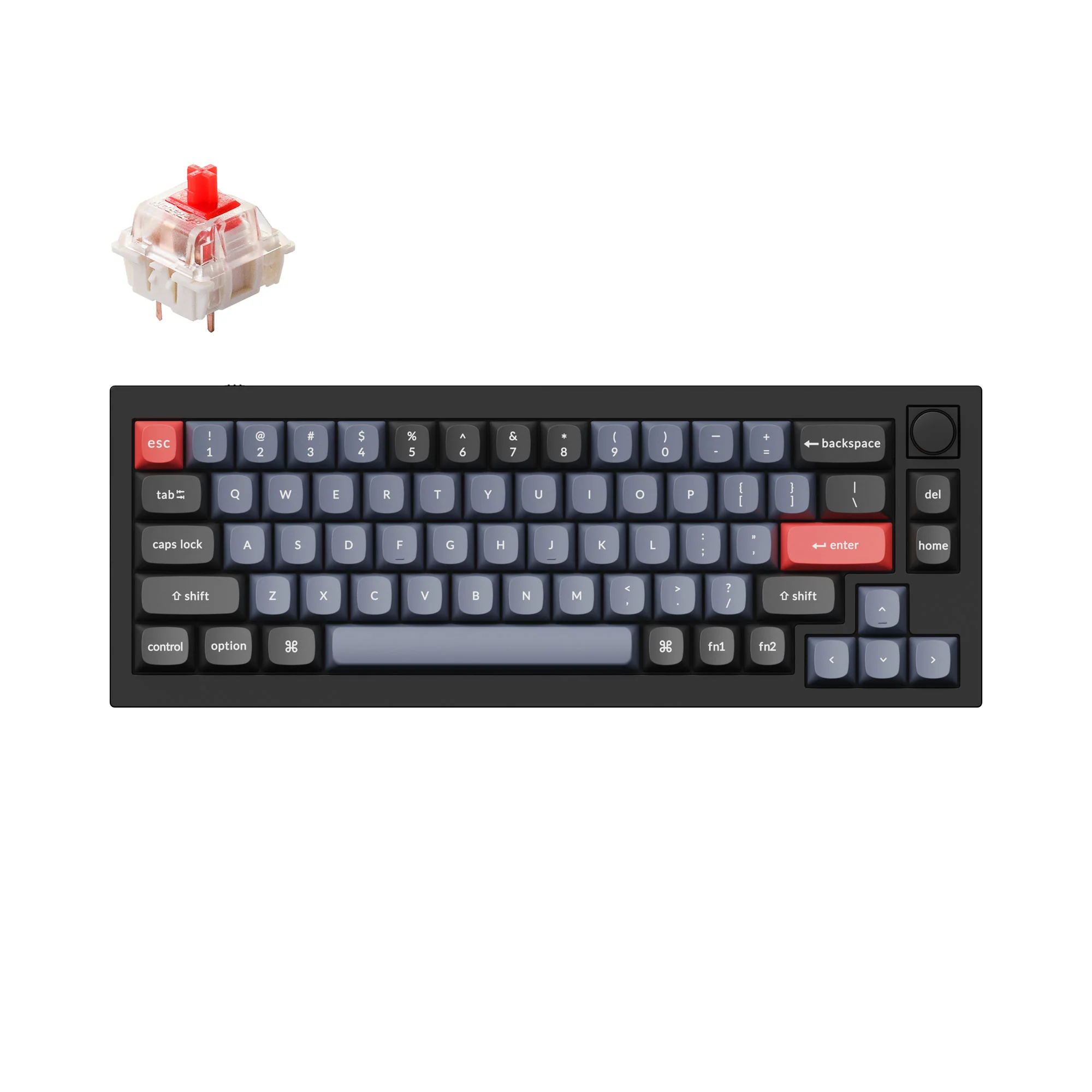 Teclado Mecânico Customizado QMK Keychron Q2