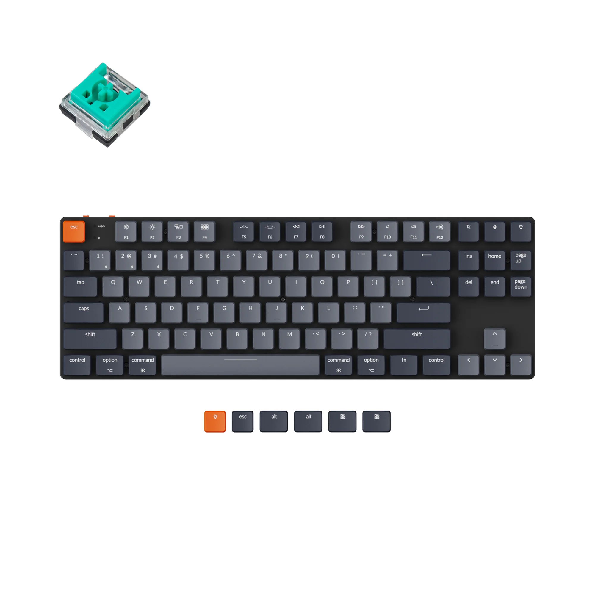 Teclado mecânico sem fio Keychron K1 SE (Versão 5)