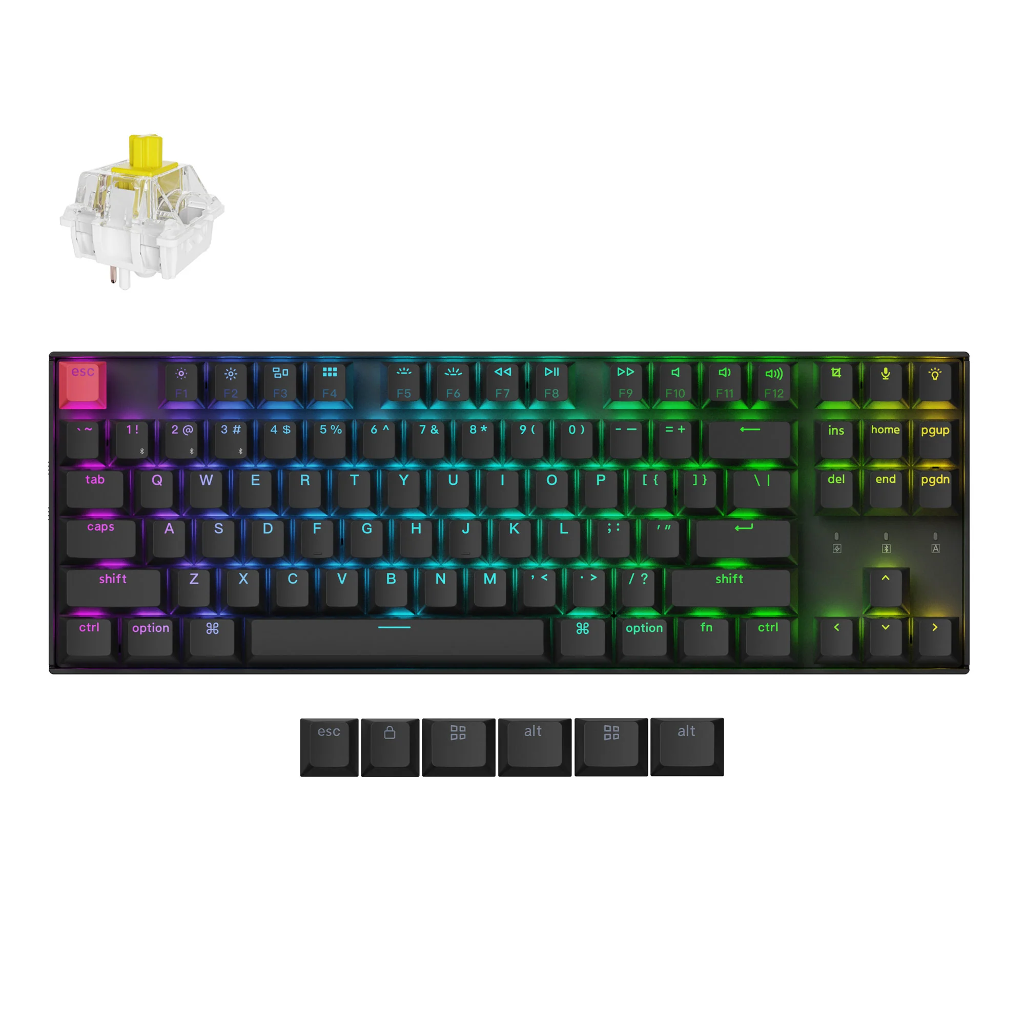 Keychron K8 QMK Wireless Mechanical Keyboard (Version 2)