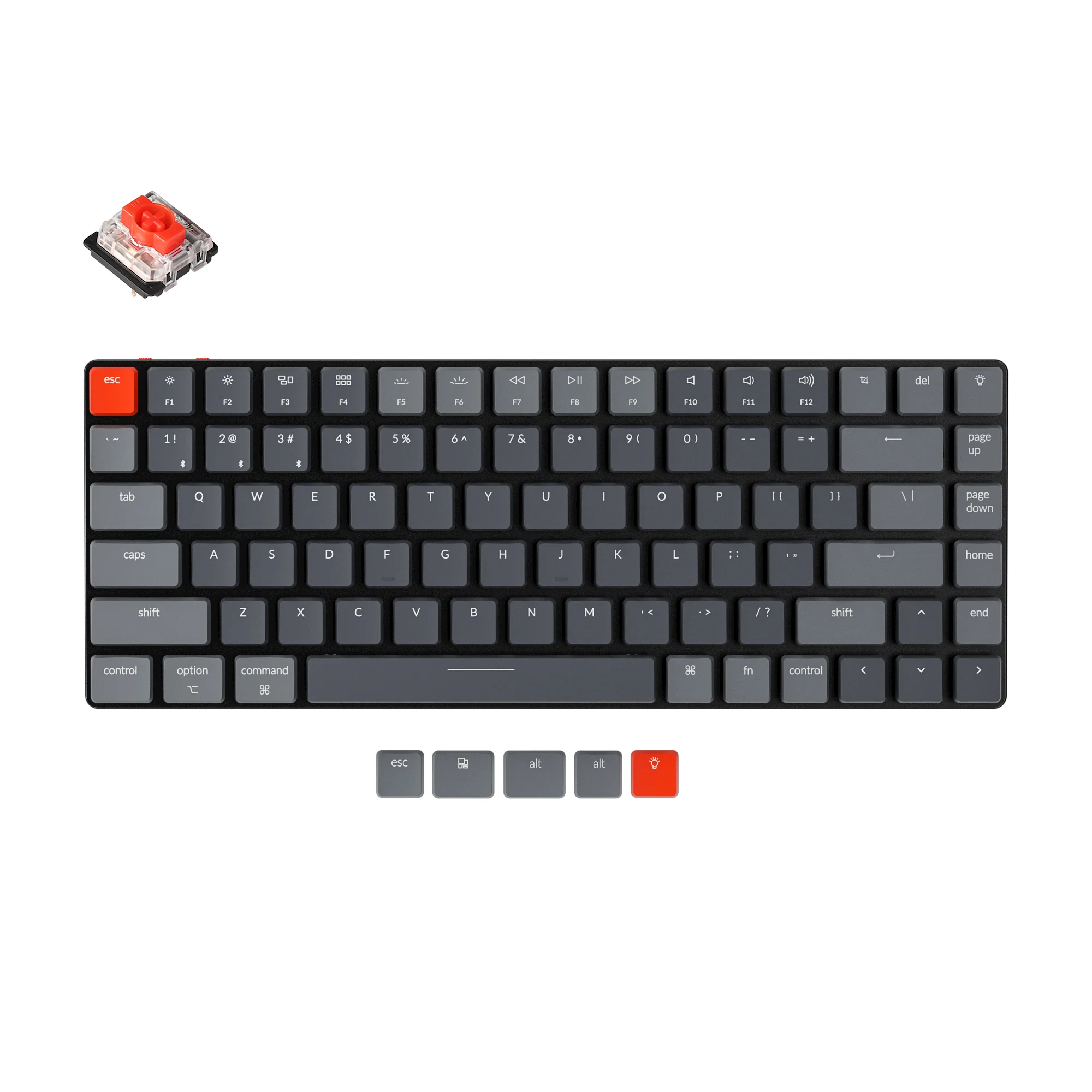 Keychron K3 ultracienka bezprzewodowa klawiatura mechaniczna (wersja 2)